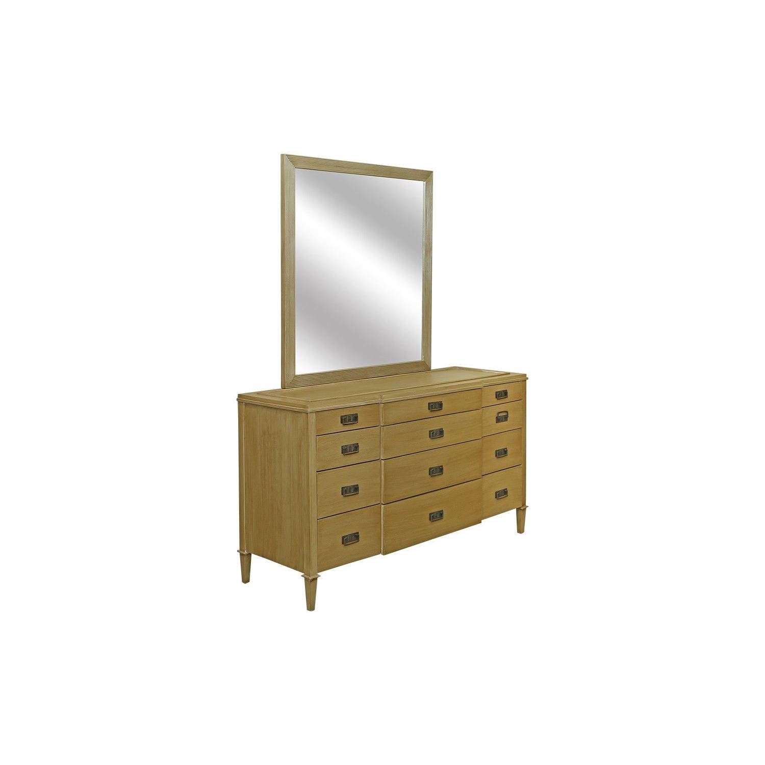 Pan Emirates Mashpee Dresser With Mirror Grey Pan Emirates Mashpee Dresser With Mirror Grey
