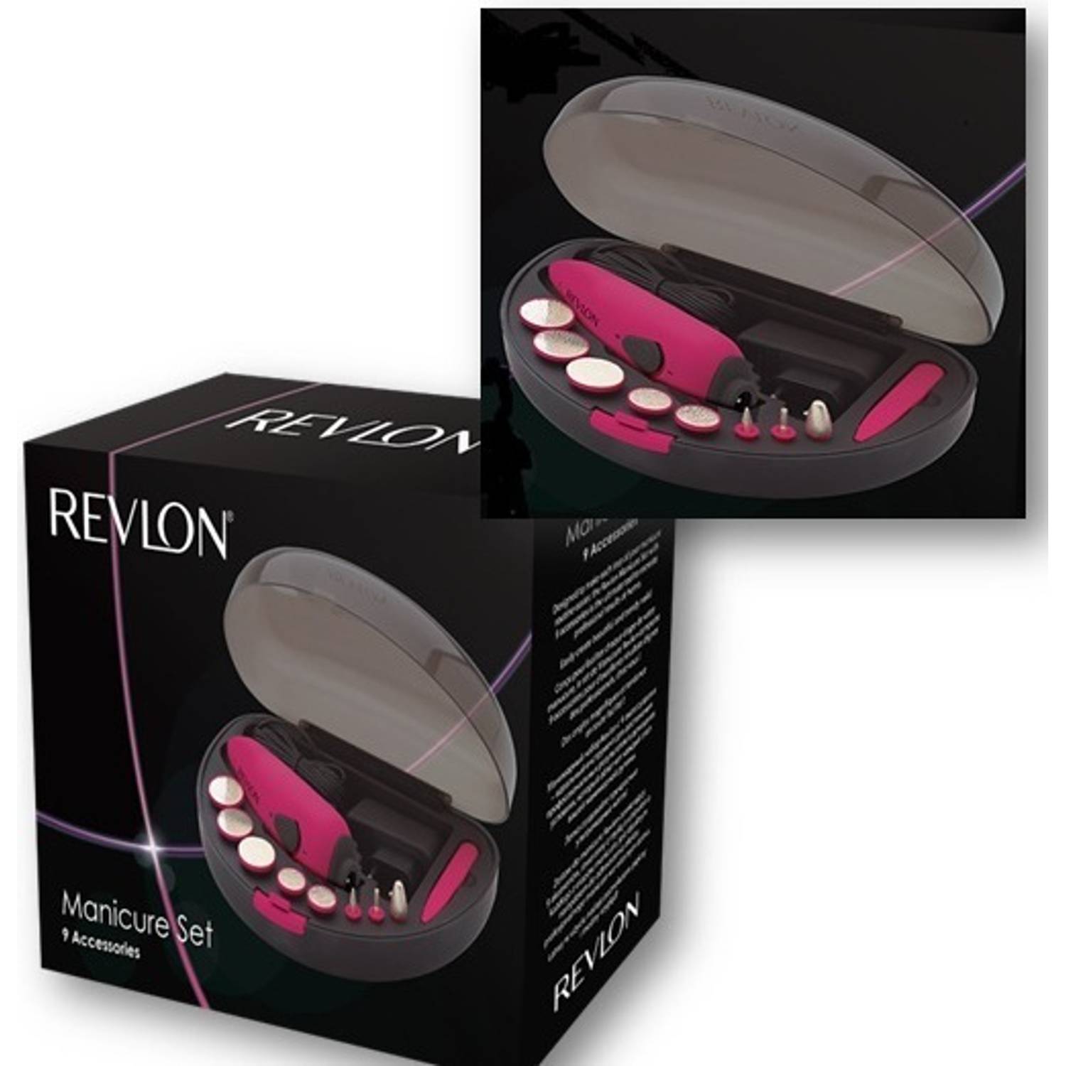 Revlon Manicure Set RVSP3855UKD1 Revlon Manicure Set RVSP3855UKD1