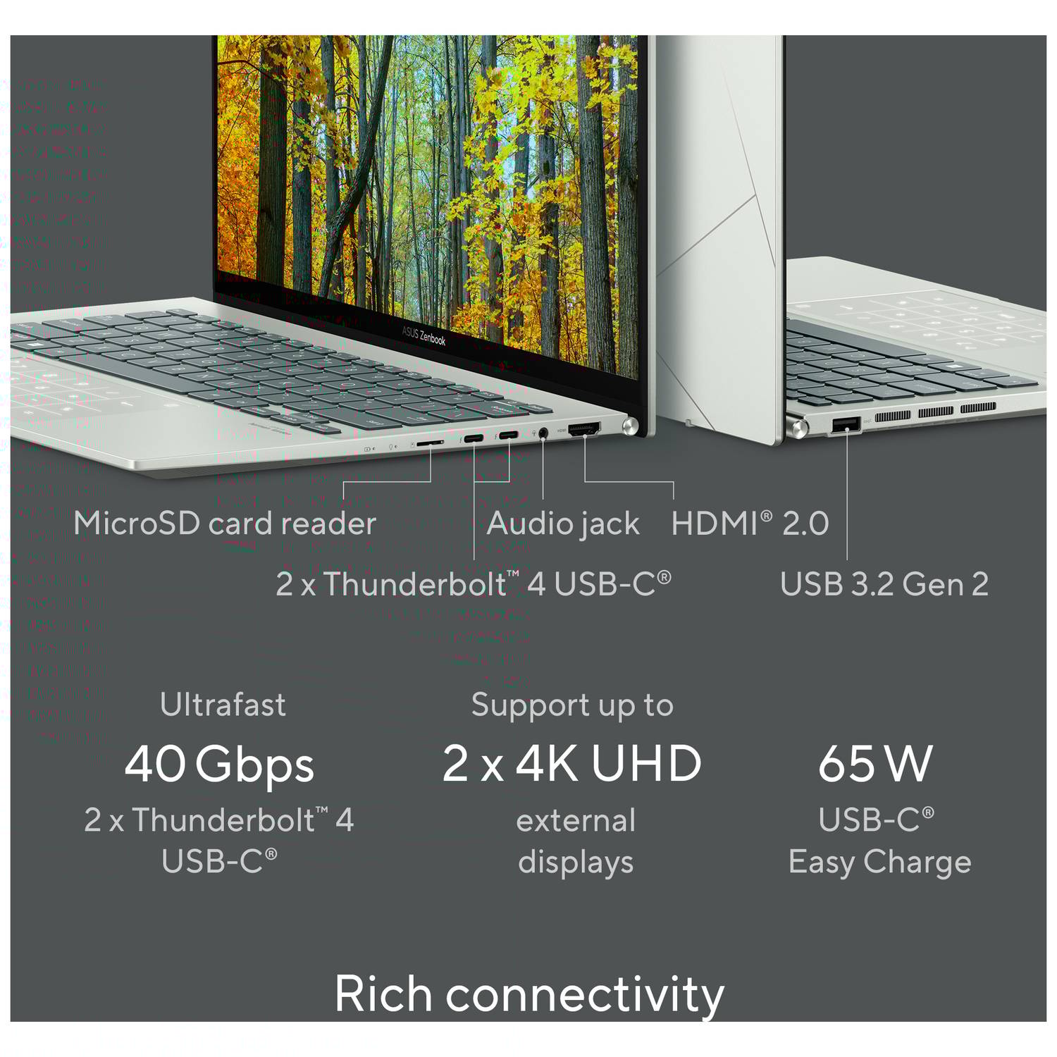 Asus Zenbook 14 OLED UX3402ZA-OLED1Q7W Slim Laptop – Core i7 2.1GHz 16GB 1TB Shared Win11Home 14inch 2.8K Aqua Celadon English/Arabic Keyboard Asus Zenbook 14 OLED UX3402ZA-OLED1Q7W Slim Laptop – Core i7 2.1GHz 16GB 1TB Shared Win11Home 14inch 2.8K Aqua Celadon English/Arabic Keyboard