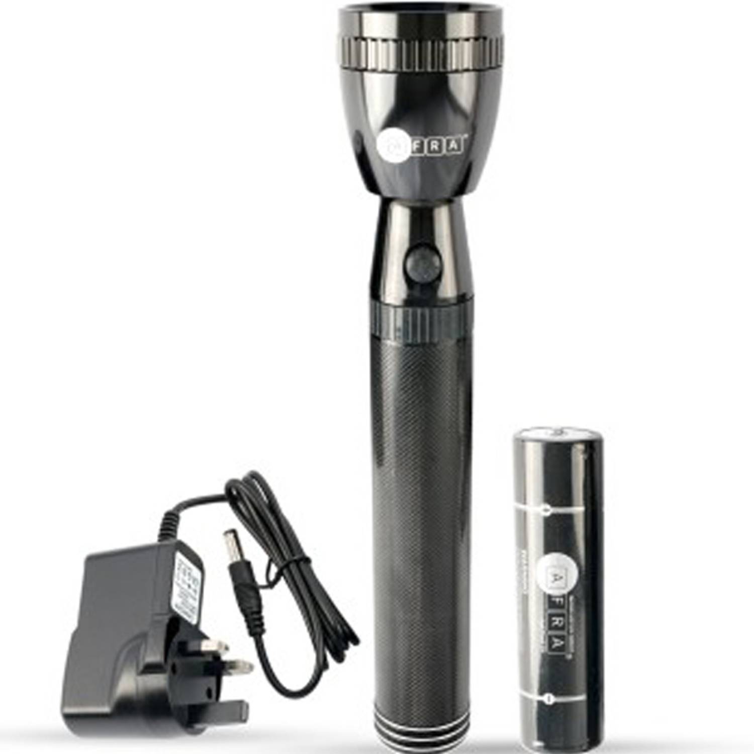 AFRA Japan AF0002DSET LED Rechargable Flashlight AFRA Japan AF0002DSET LED Rechargable Flashlight