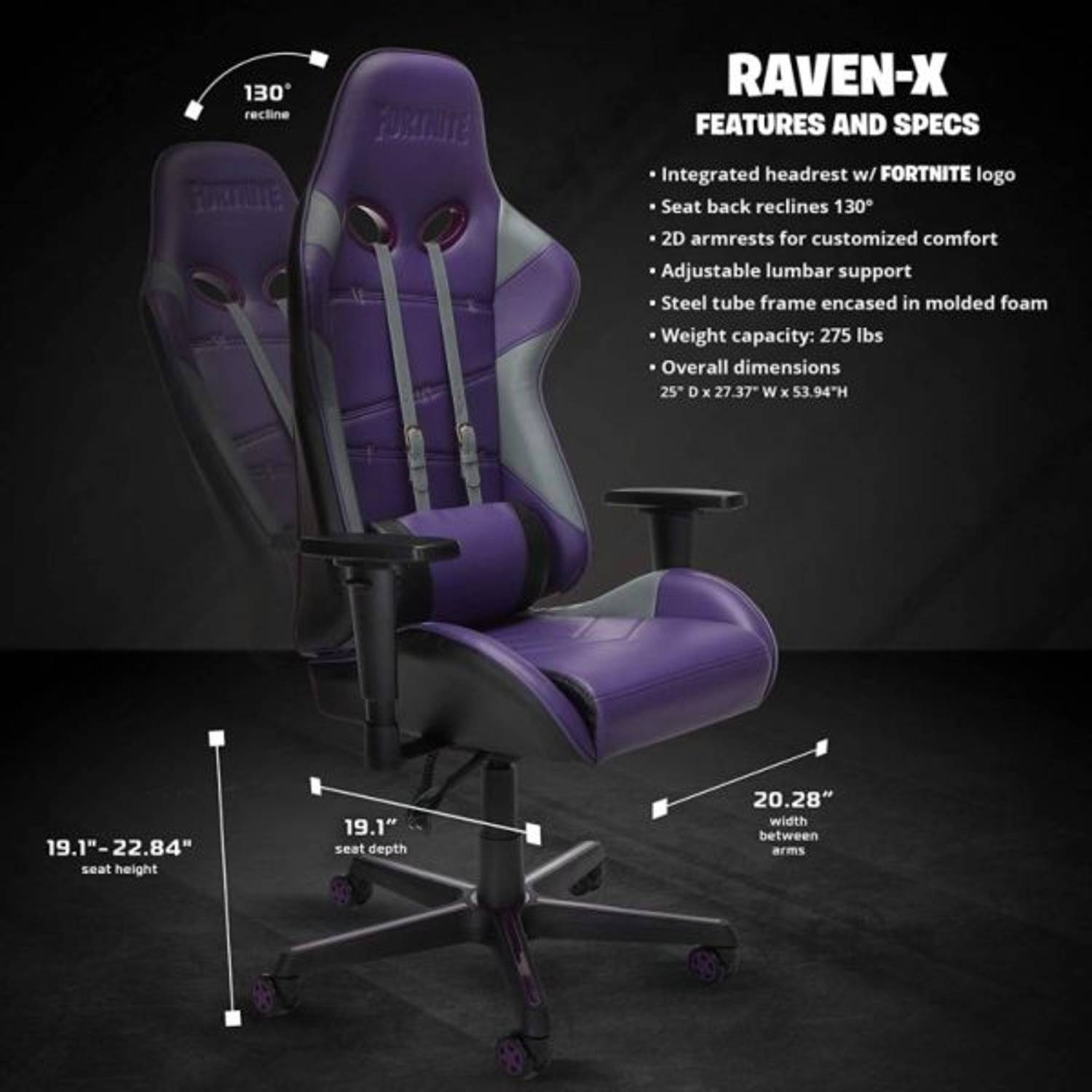 Respawn Gaming Chair Purple Respawn Gaming Chair Purple