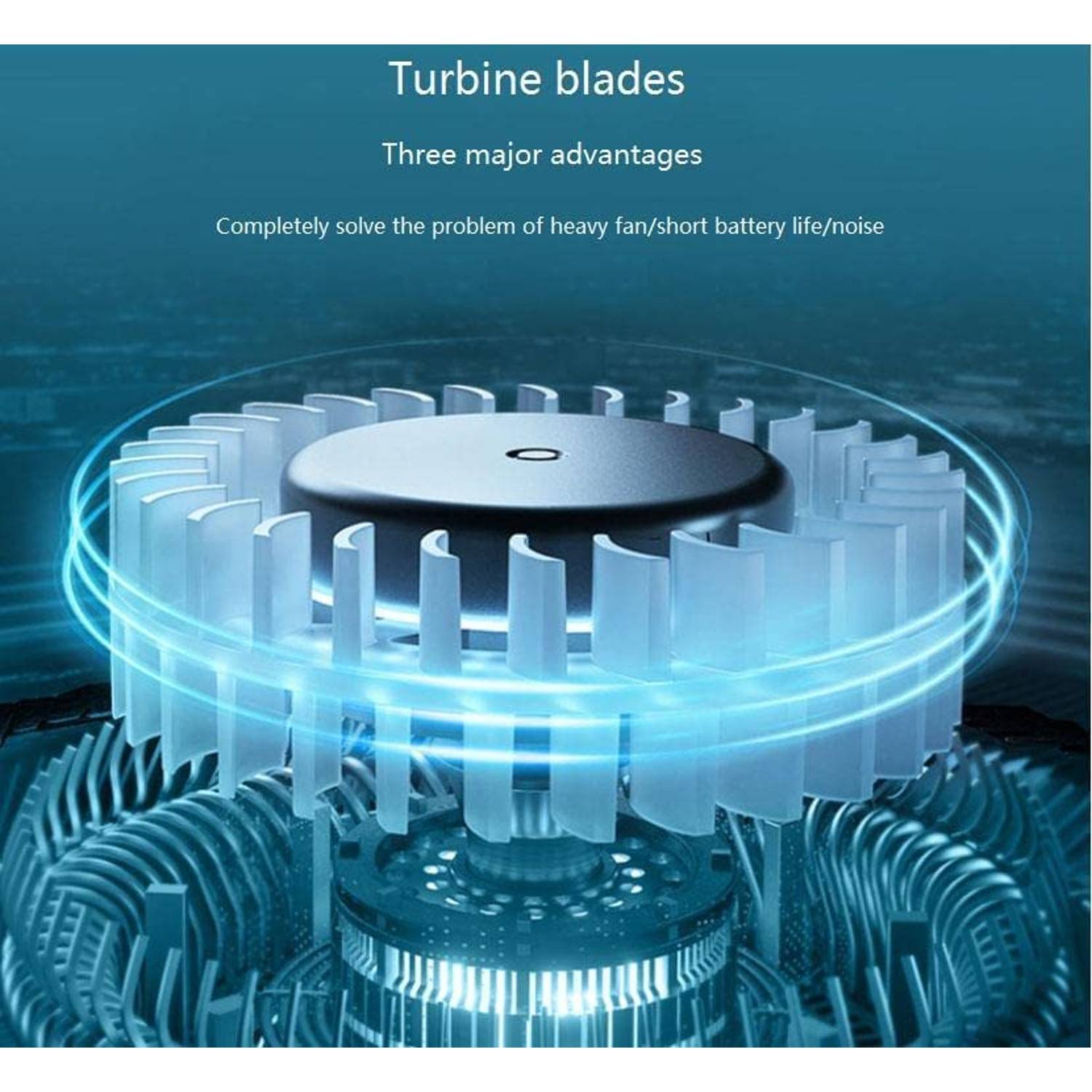 COOLBABY Folding Bladeless Neck Fan Black ZRW-GBFS03-SRK COOLBABY Folding Bladeless Neck Fan Black ZRW-GBFS03-SRK