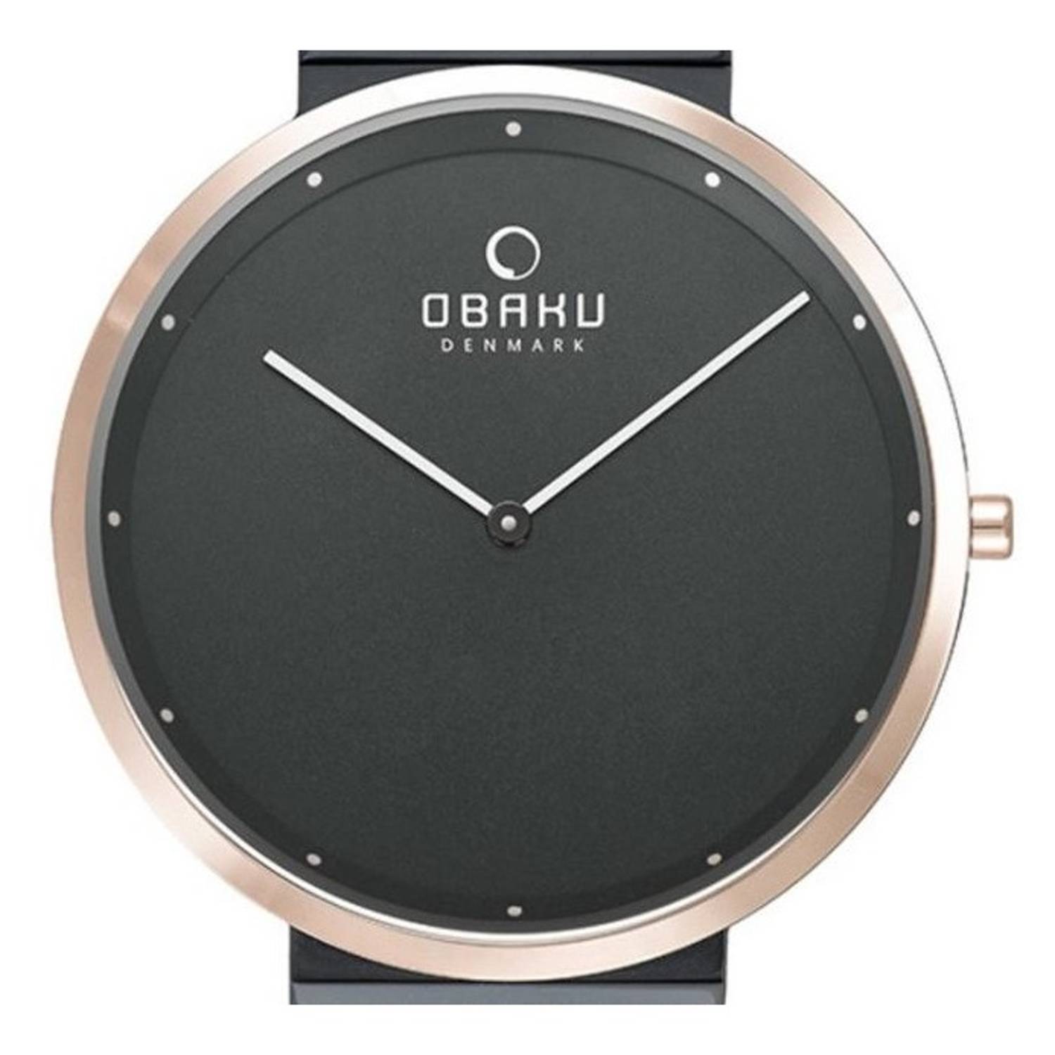 Obaku V230GXMBMB Black Quartz Men's Watch Obaku V230GXMBMB Black Quartz Men's Watch