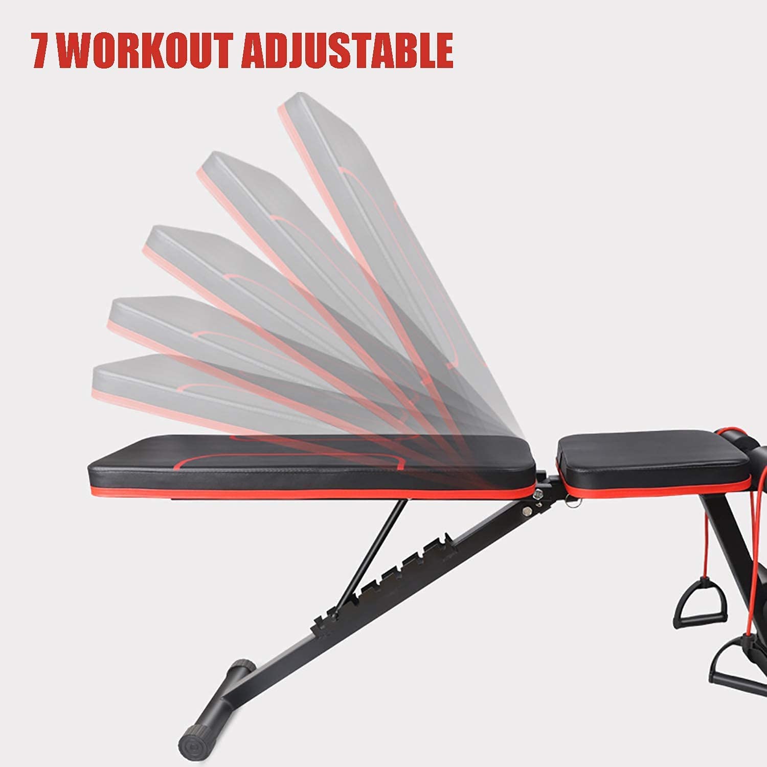 Ultimax - Adjustable Foldable Weight Bench Utility Exercise Workout Bench Flat/incline/decline Bench Press Full Body Workout Strength Training For Home Gym Ultimax - Adjustable Foldable Weight Bench Utility Exercise Workout Bench Flat/incline/decline Bench Press Full Body Workout Strength Training For Home Gym