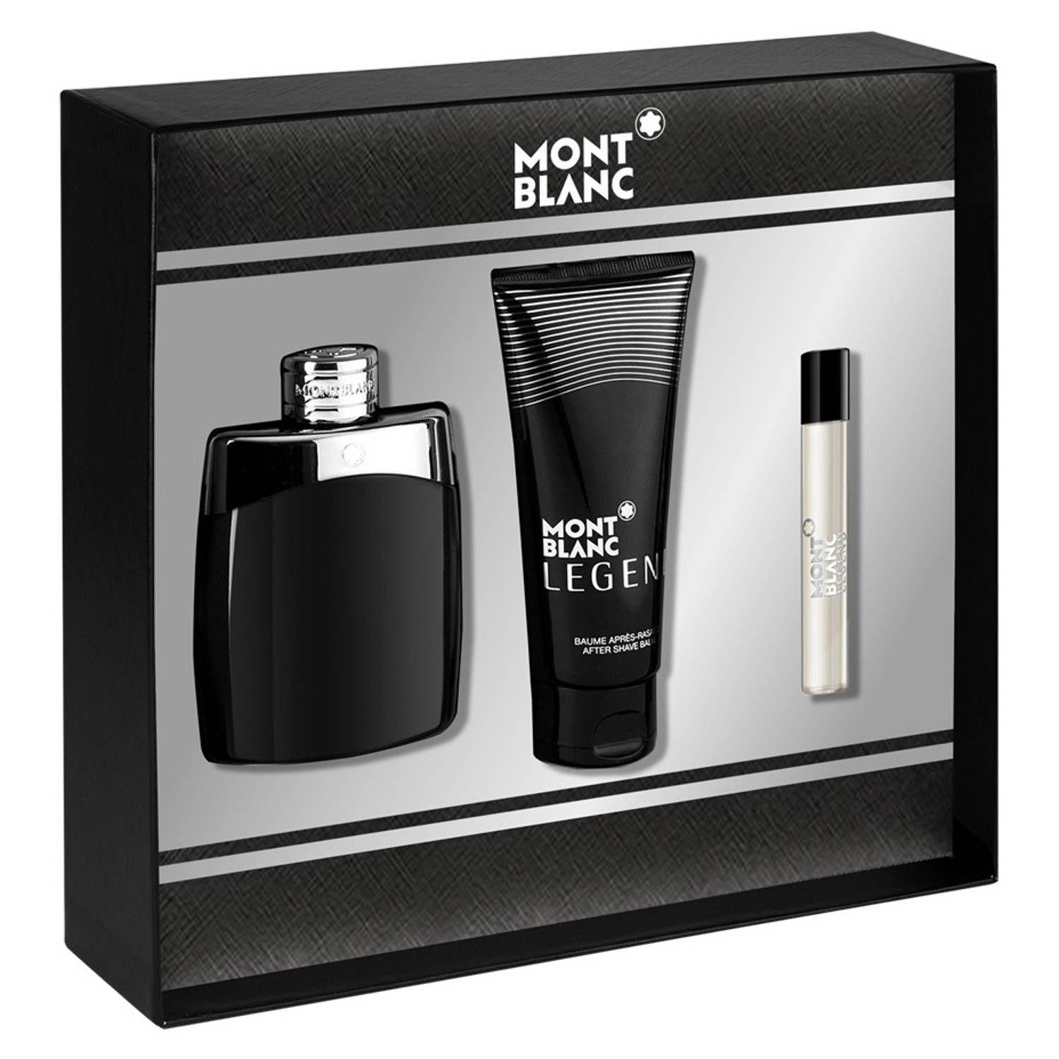 Montblanc Legend Gift Set for Men (Legend 100ml EDT + 7.5ml Mini + 100ml After Shave Balm) Montblanc Legend Gift Set for Men (Legend 100ml EDT + 7.5ml Mini + 100ml After Shave Balm)