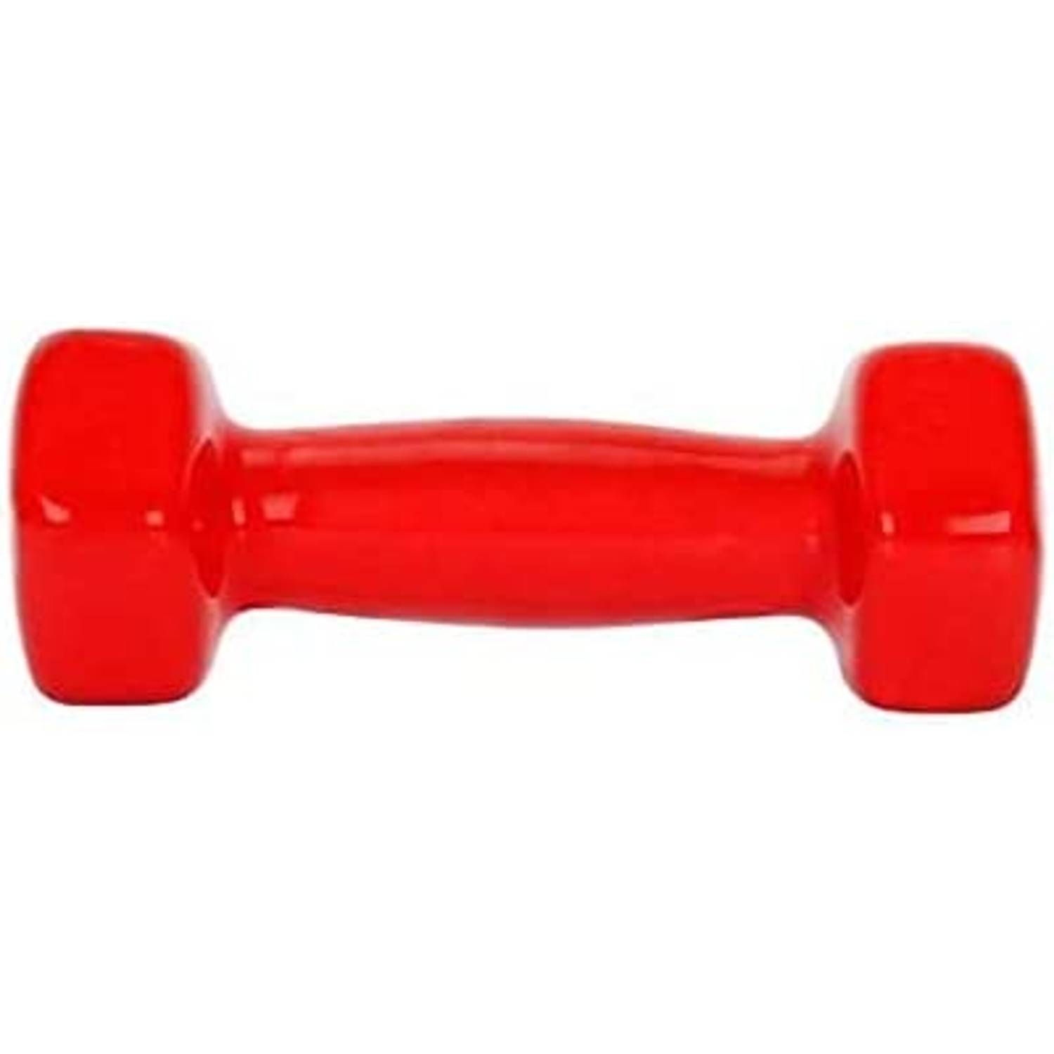 ULTIMAX 2Pcs Fitness Vinyl Dumbbell Hand Weights All-Purpose Color Coded Dumbbell for Strength Training Yoga Dumbbell RED (2 kg) ULTIMAX 2Pcs Fitness Vinyl Dumbbell Hand Weights All-Purpose Color Coded Dumbbell for Strength Training Yoga Dumbbell RED (2 kg)