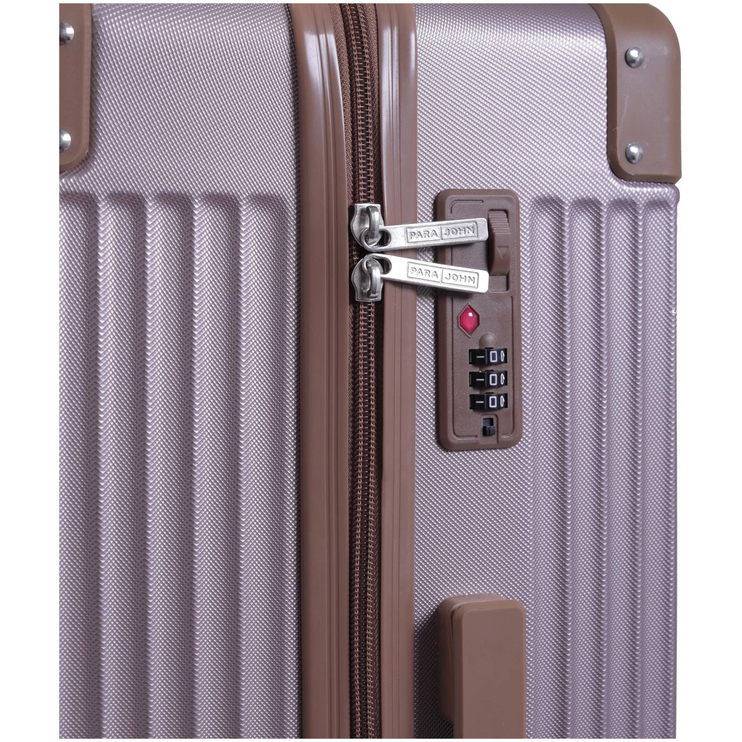 Para John 4 Wheels Luggage Travel Trolley Set 3pcs(20+24+28 Inches) Rose Gold Para John 4 Wheels Luggage Travel Trolley Set 3pcs(20+24+28 Inches) Rose Gold