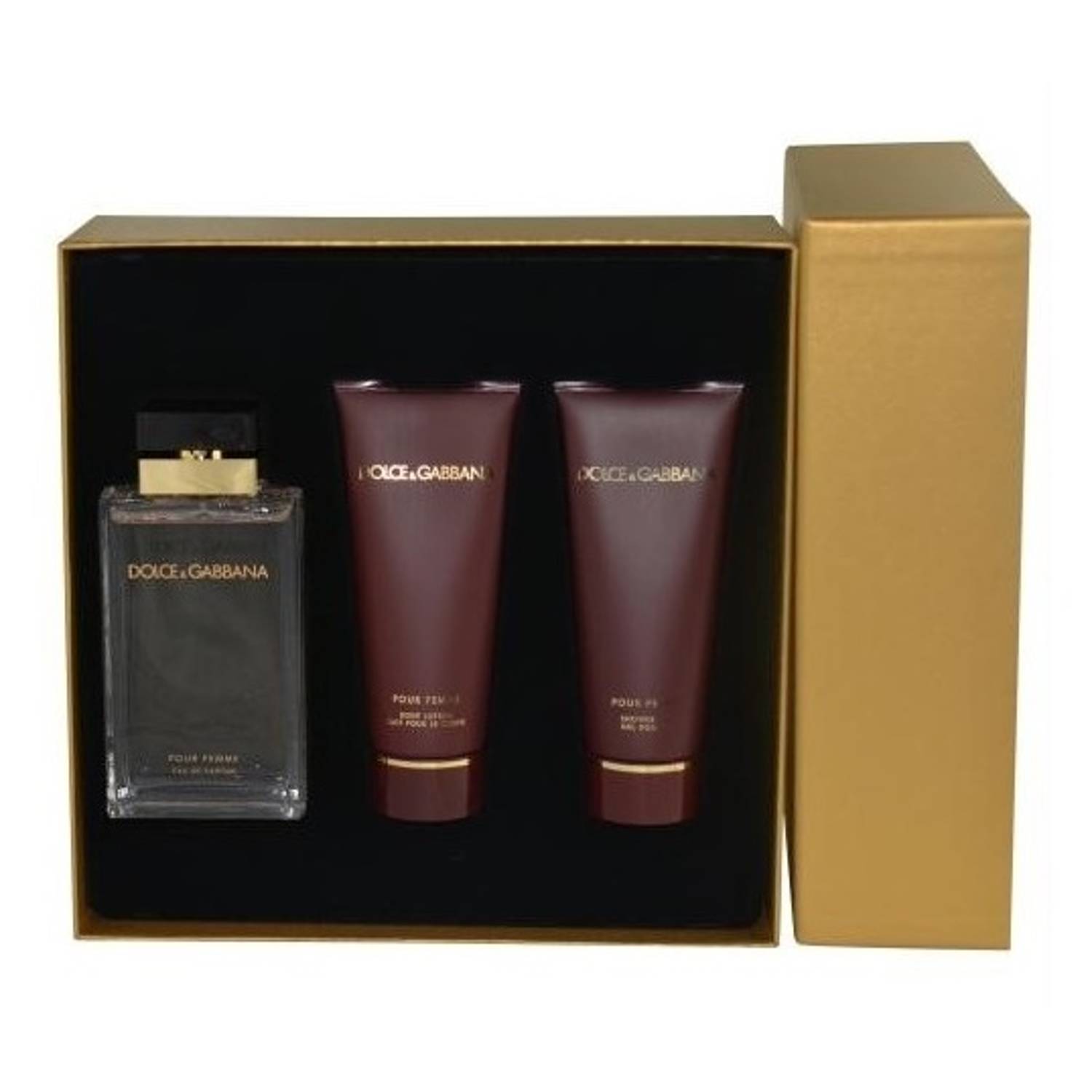 Dolce & Gabbana Pour Femme Gift Set For Women (Dolce & Gabbana Pour Femme 100ml EDP + 100ml Body Lotion + 100ml Shower Gel) Dolce & Gabbana Pour Femme Gift Set For Women (Dolce & Gabbana Pour Femme 100ml EDP + 100ml Body Lotion + 100ml Shower Gel)