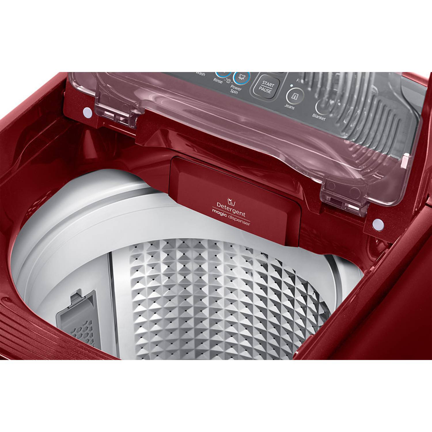 غسالة سامسونج تحميل علوي 7.5 كغ WA75K4000HP/SG غسالة سامسونج تحميل علوي 7.5 كغ WA75K4000HP/SG