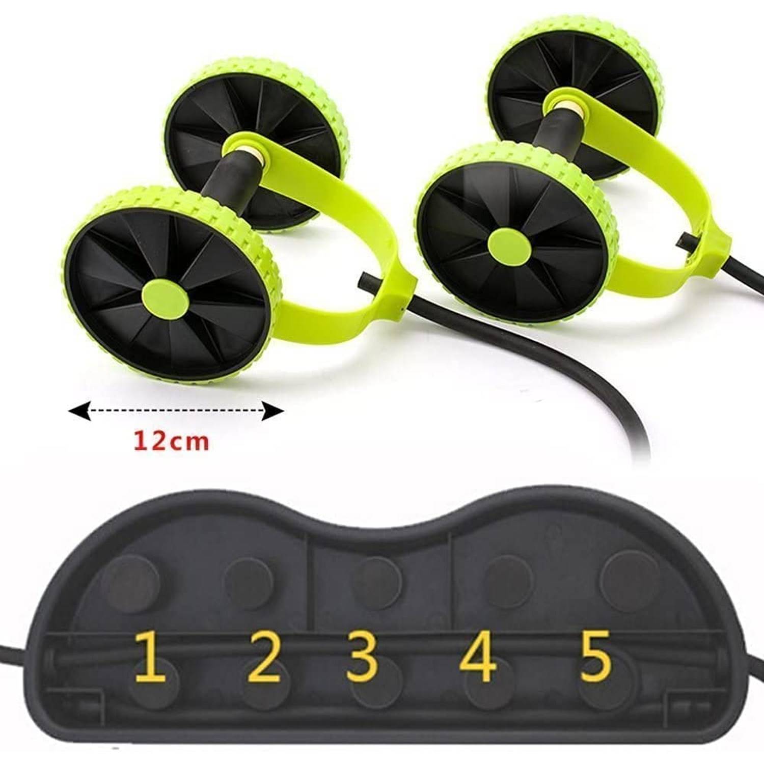 ULTIMAX Ab Wheel Roller, Revoflex Extreme Multifunctional No Noise Ab Wheel Easy to Use Ab Roller Body Shaping Roller Training System Abs Exerciser for Core Workout Ab Workout Equipment ULTIMAX Ab Wheel Roller, Revoflex Extreme Multifunctional No Noise Ab Wheel Easy to Use Ab Roller Body Shaping Roller Training System Abs Exerciser for Core Workout Ab Workout Equipment