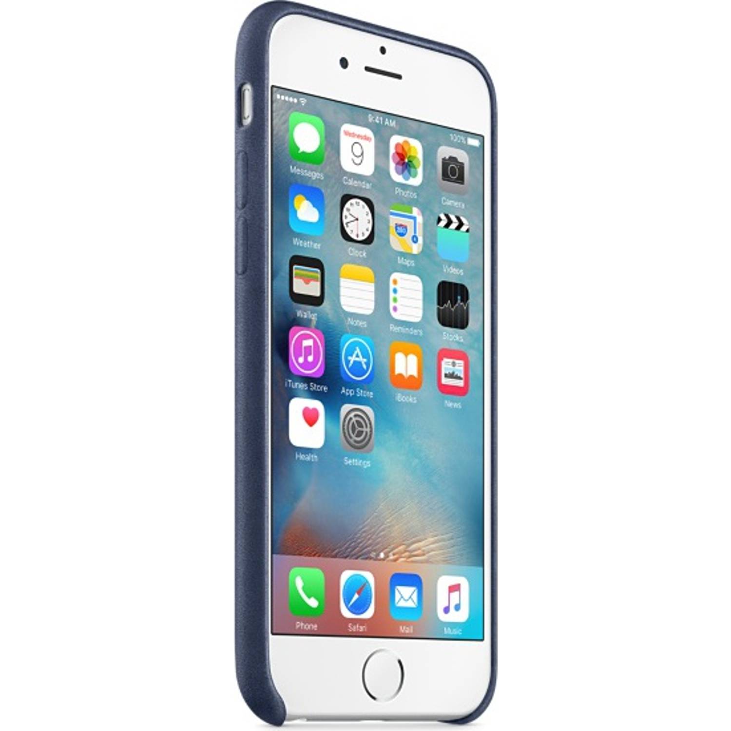 Apple Leather Case Midnight Blue For iPhone 6S - MKXU2ZM/A Apple Leather Case Midnight Blue For iPhone 6S - MKXU2ZM/A