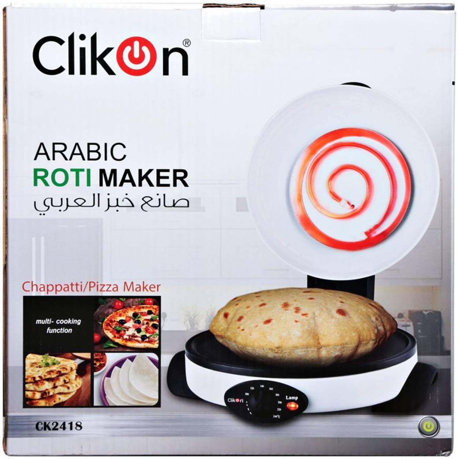 Clikon Arabic Roti Maker CK2418 Clikon Arabic Roti Maker CK2418