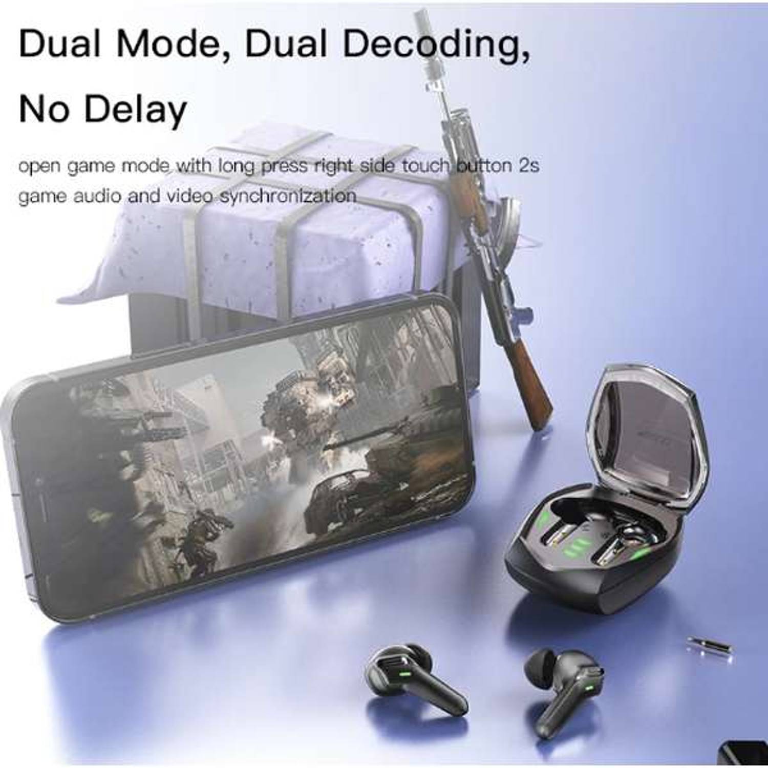 Yesdio TWS14 Wireless Earbuds Black Yesdio TWS14 Wireless Earbuds Black