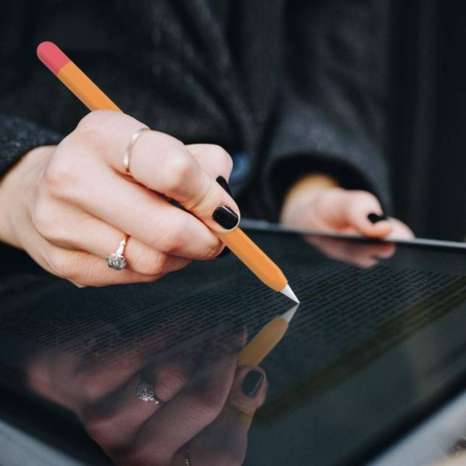 Baykron Silicone Case Orange Apple Pencil Baykron Silicone Case Orange Apple Pencil