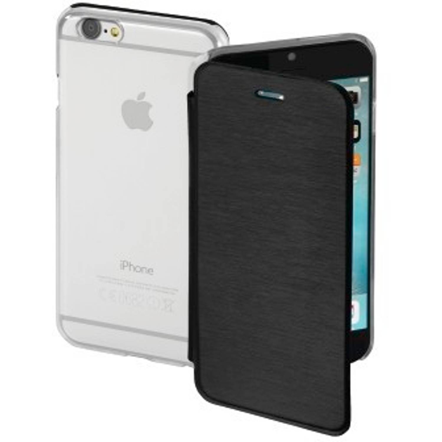 Hama 177829 Iphone7 Plus Booklet Clear Case Black Hama 177829 Iphone7 Plus Booklet Clear Case Black