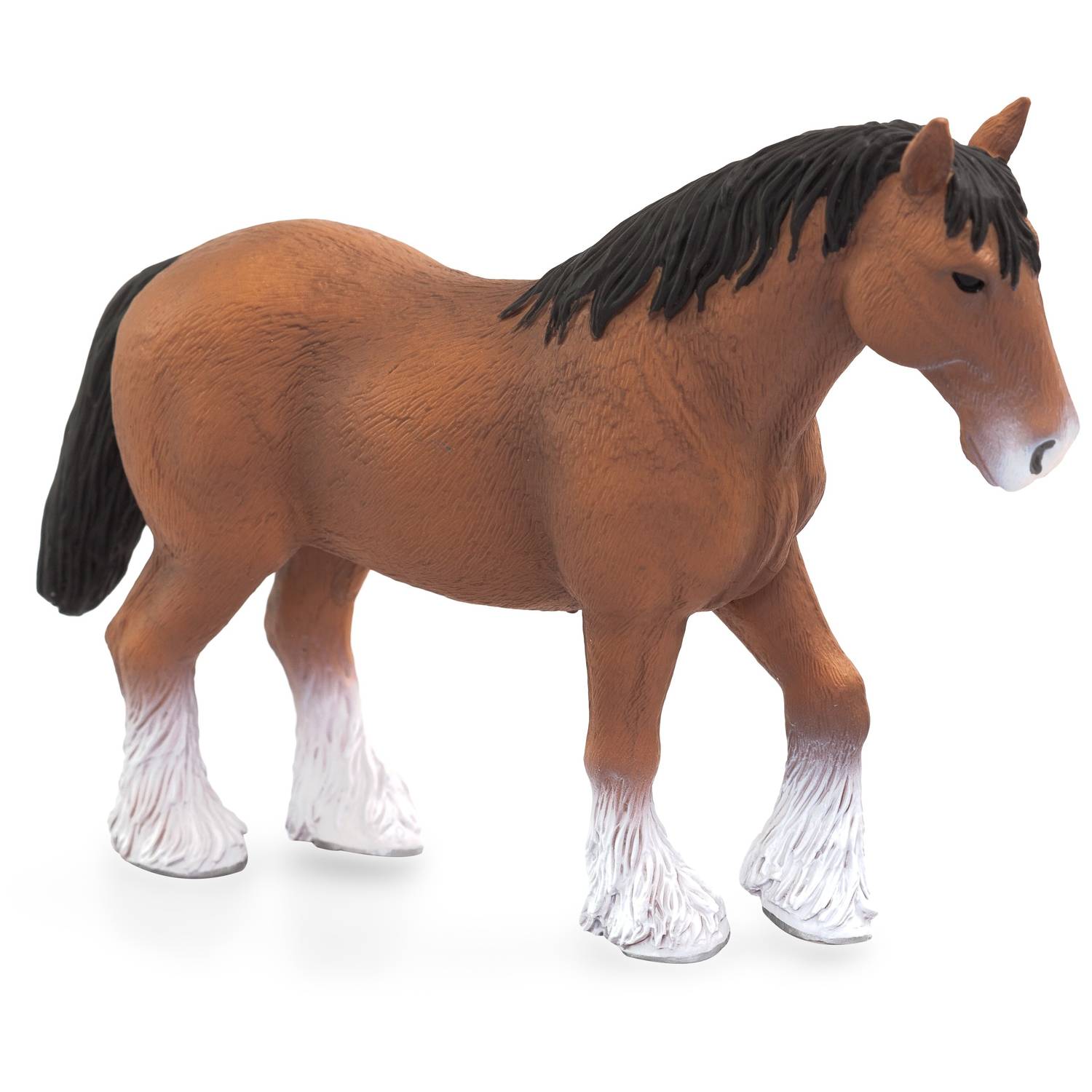 Mojo Animal Planet Clydesdale Horse Brown XL Figurine Mojo Animal Planet Clydesdale Horse Brown XL Figurine