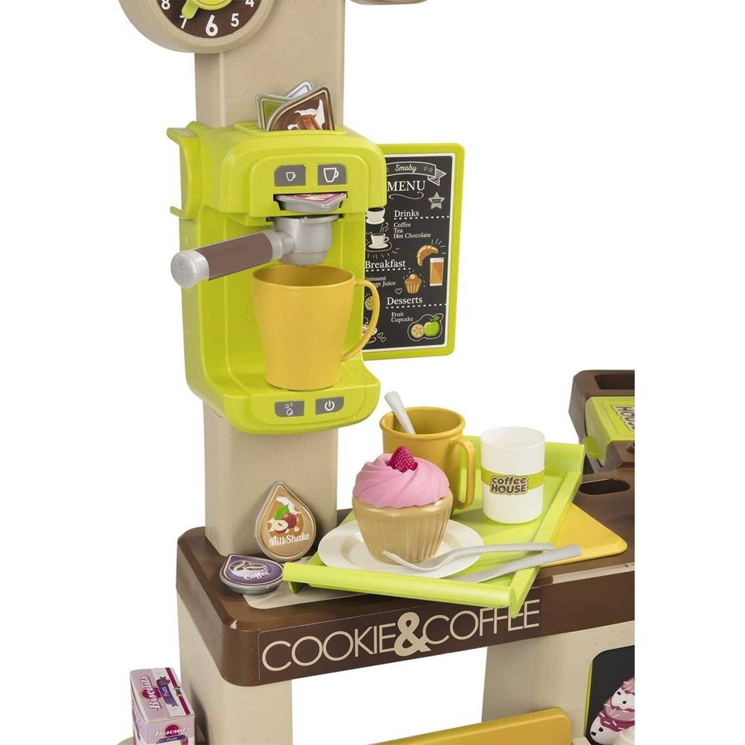 Smoby 350214 Coffee House & Accessories Toys Set Smoby 350214 Coffee House & Accessories Toys Set
