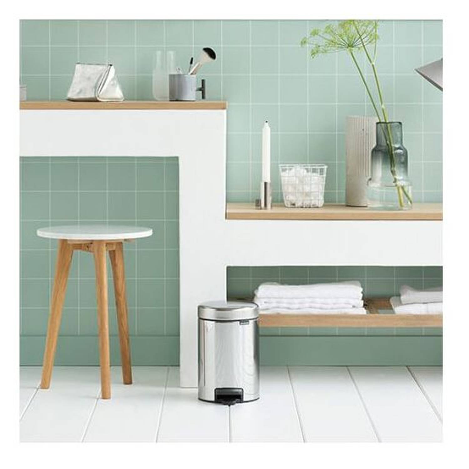 Brabantia 113147 Pedal Bin NewIcon 3Litre Brilliant Steel Brabantia 113147 Pedal Bin NewIcon 3Litre Brilliant Steel