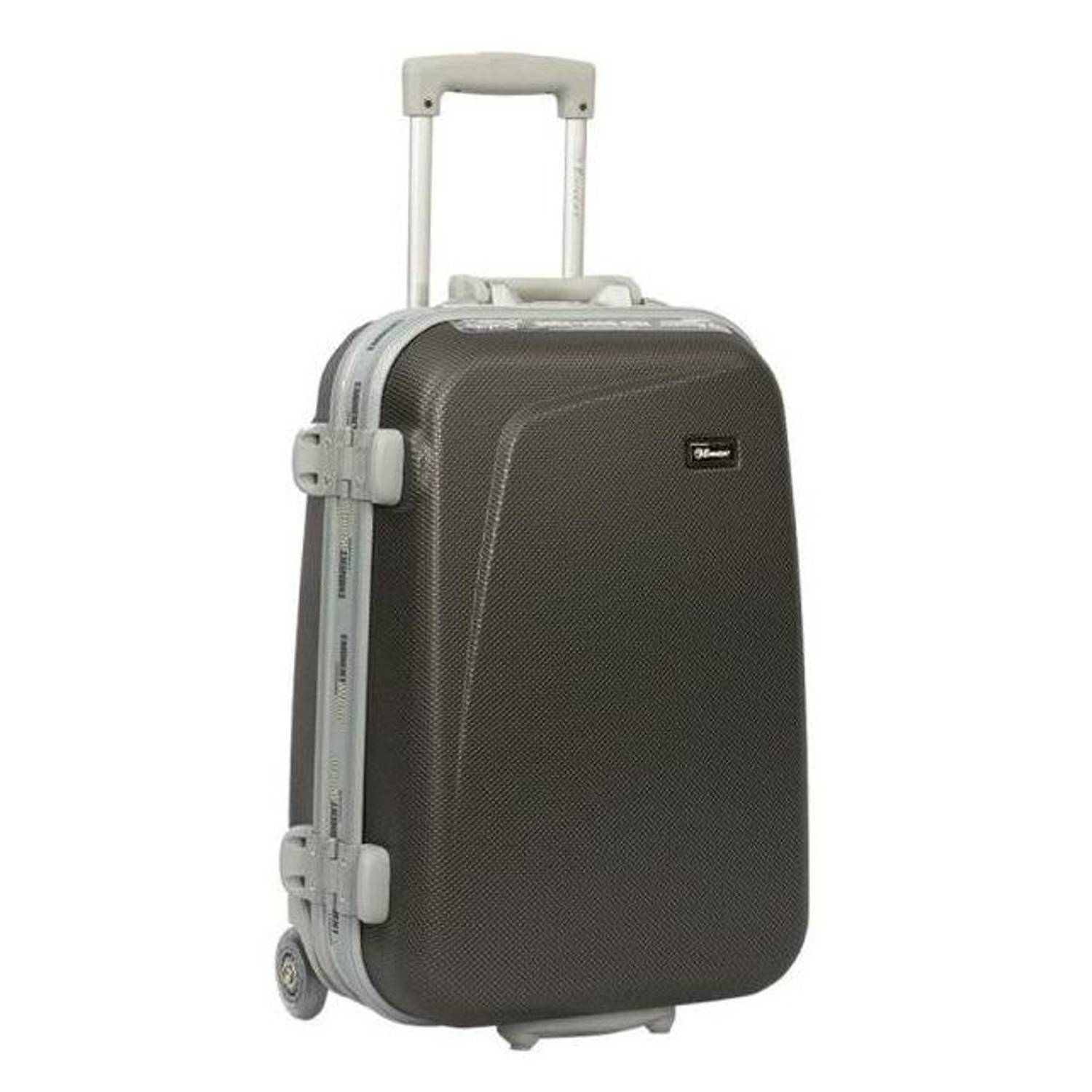 Eminent ABS Trolley Luggage Bag Dark Silver 29inch E8M6-29_SLVDR Eminent ABS Trolley Luggage Bag Dark Silver 29inch E8M6-29_SLVDR