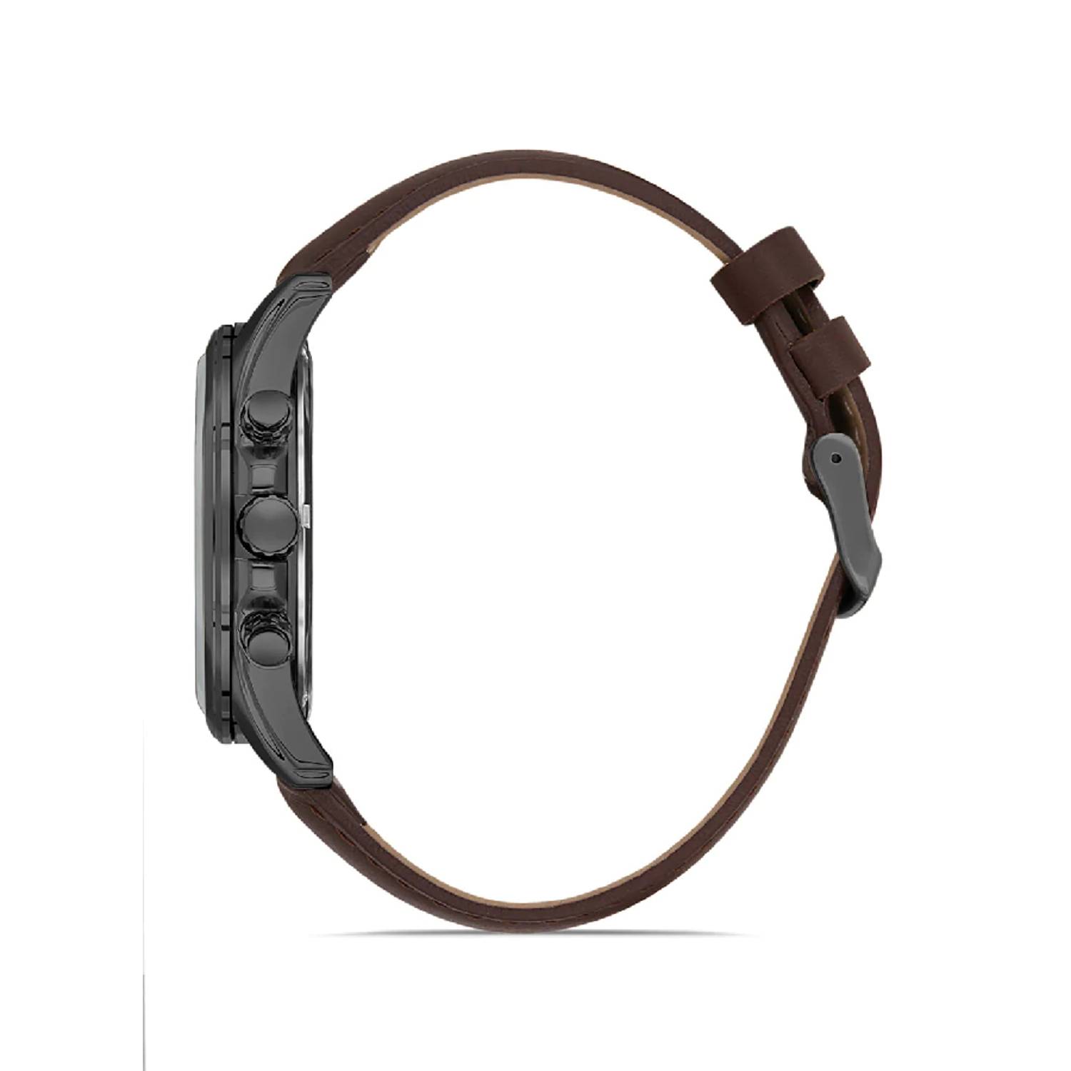 Bigotti Napoli Mens Leather Strap Watch - Bg.1.10327-4 Bigotti Napoli Mens Leather Strap Watch - Bg.1.10327-4