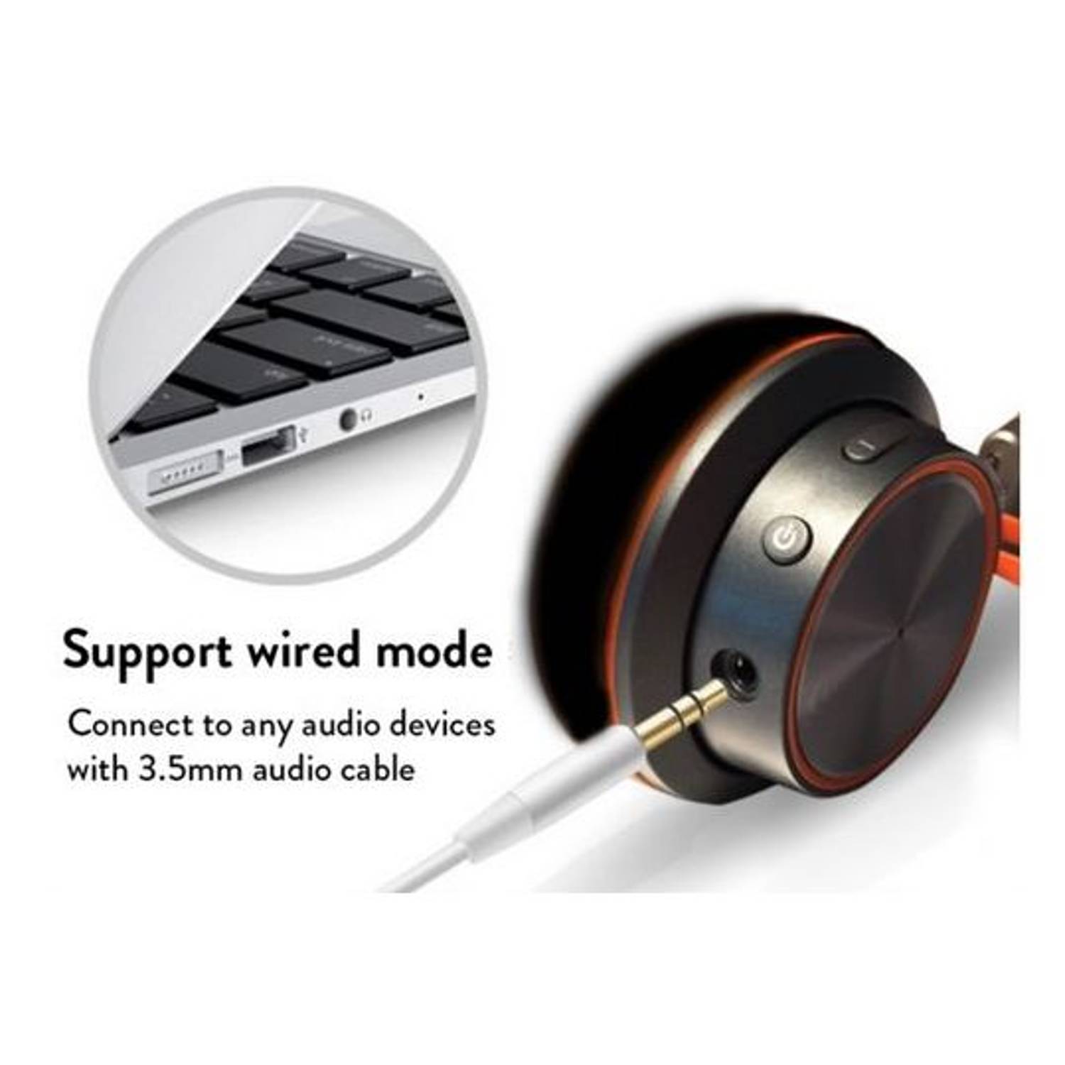 نوش سماعة رأس بلوتوث أسود نوش سماعة رأس بلوتوث أسود