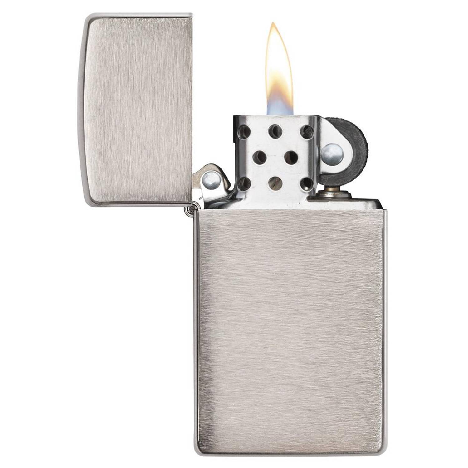 Zippo 1600 Slim Brushed Chrome Windproof Lighter Zippo 1600 Slim Brushed Chrome Windproof Lighter