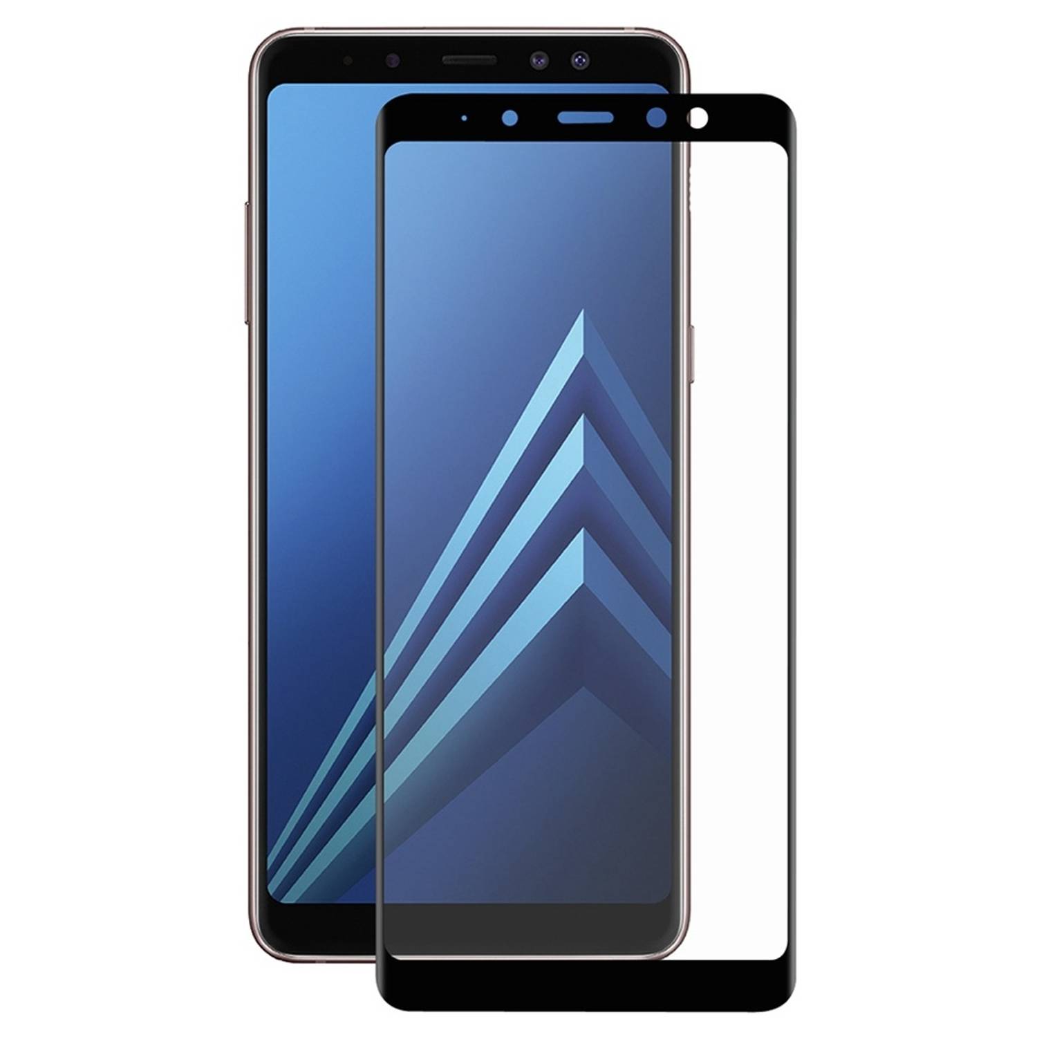 2B 3D Tempered Glass Screen Protector Black Frame For Samsung Galaxy A8 Plus - GS05B 2B 3D Tempered Glass Screen Protector Black Frame For Samsung Galaxy A8 Plus - GS05B