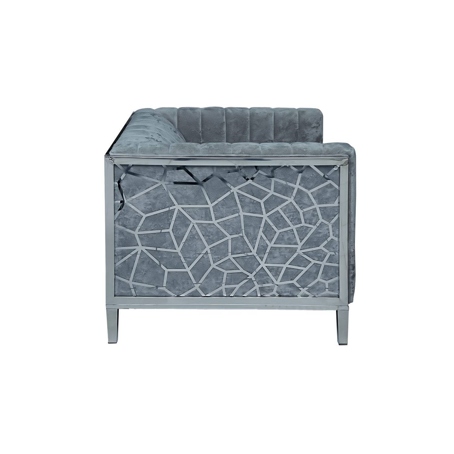 Pan Emirates Brazzaville Single Seater Sofa Grey Pan Emirates Brazzaville Single Seater Sofa Grey