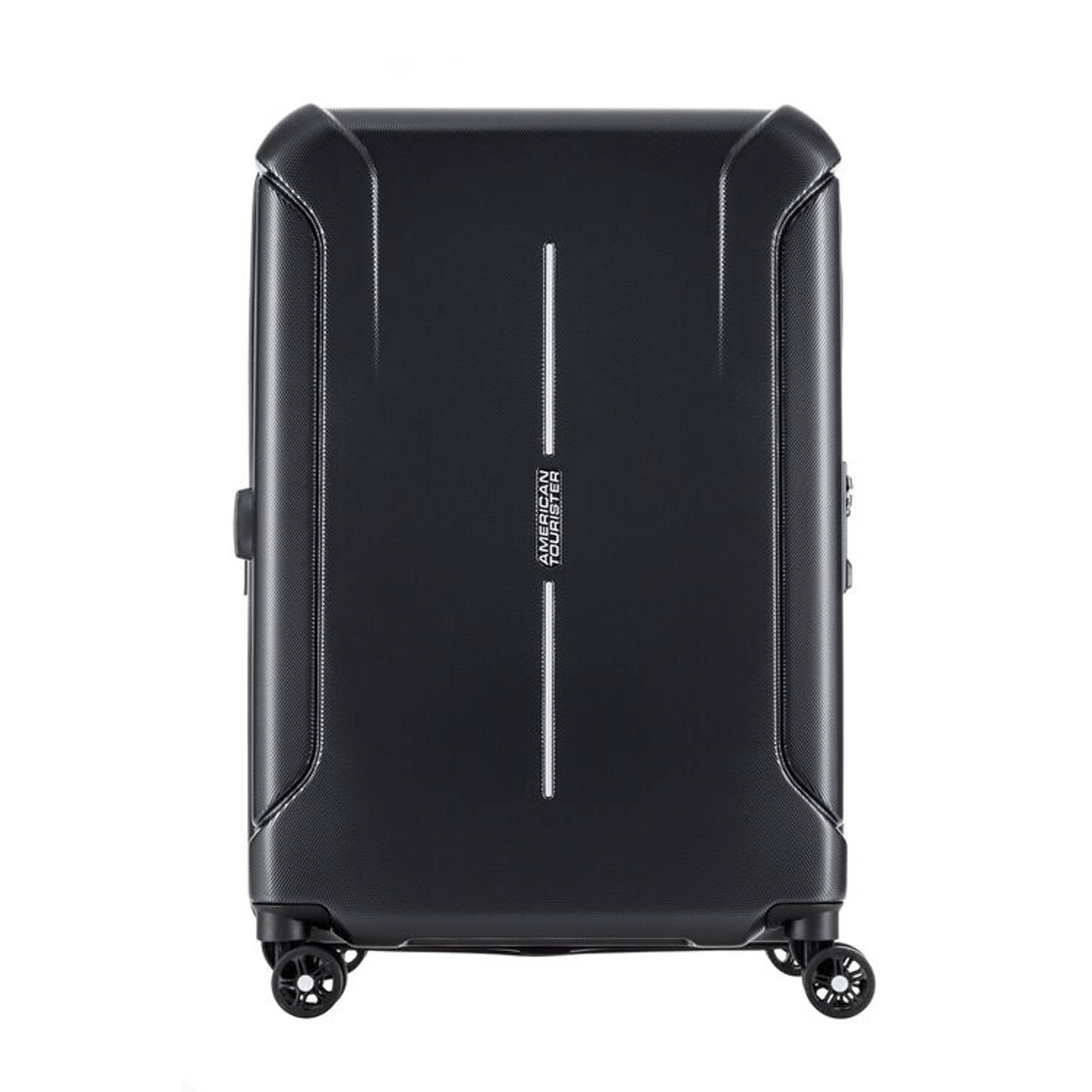 American Tourister Technum Next Spinner Luggage Bag 68cm Tsa Exp V1 Diamond Black American Tourister Technum Next Spinner Luggage Bag 68cm Tsa Exp V1 Diamond Black
