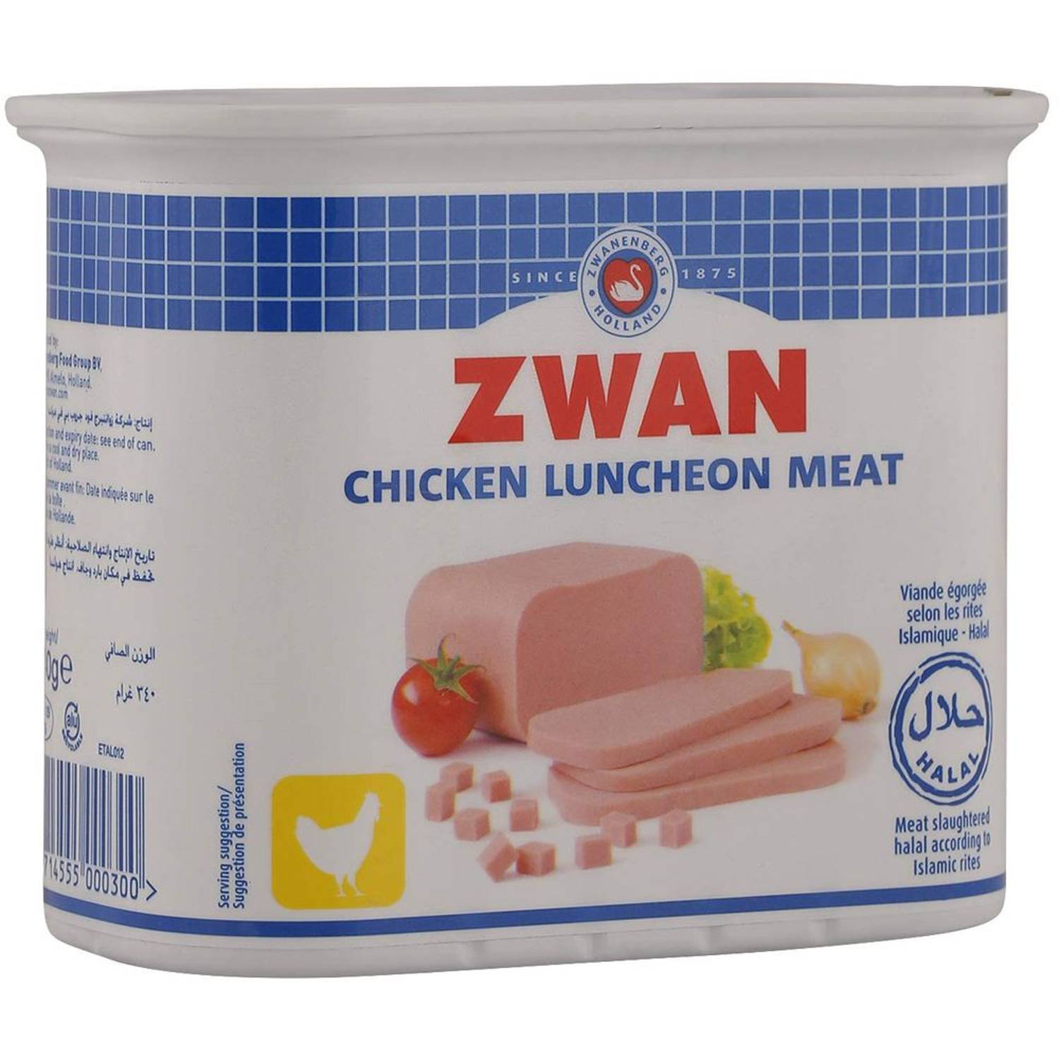 Zwan Luncheon Chicken Meat 340g Zwan Luncheon Chicken Meat 340g