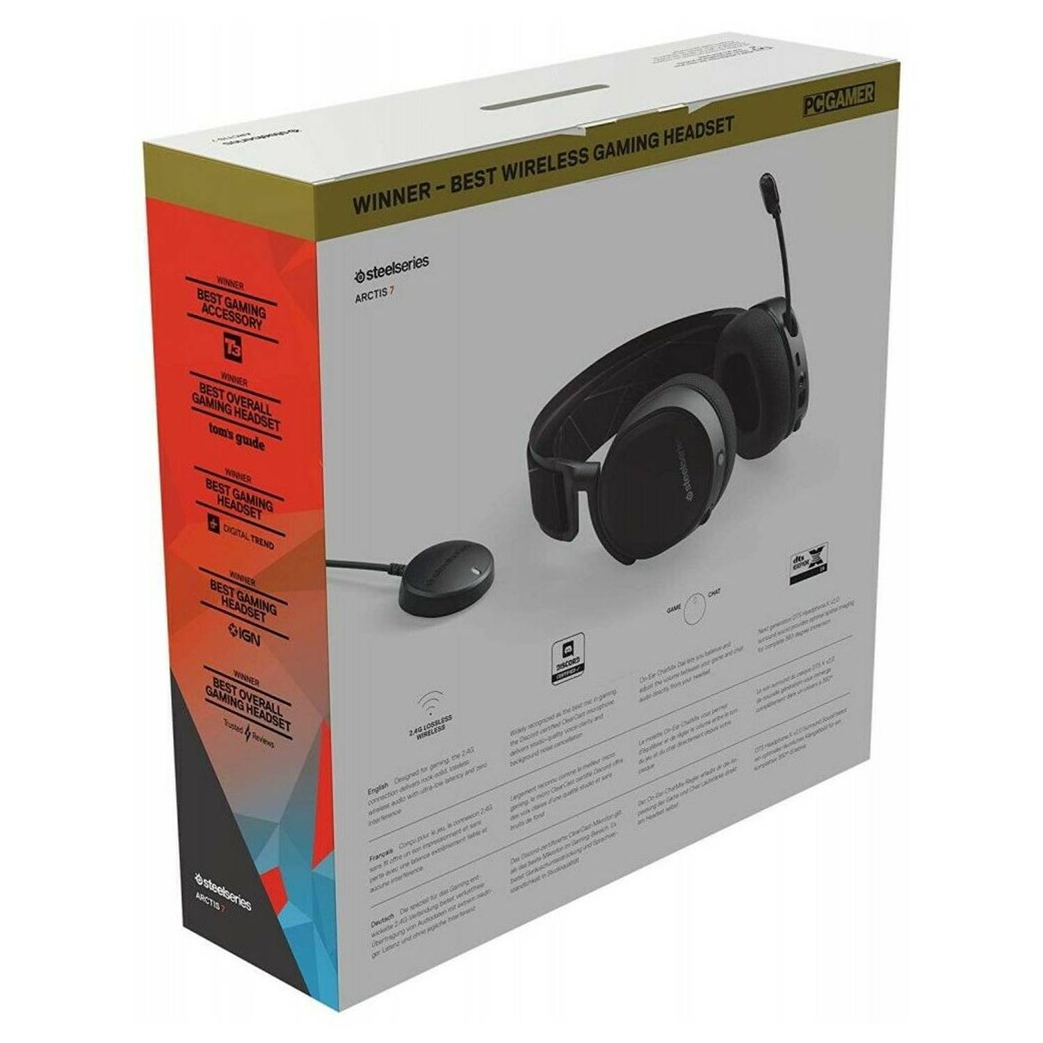 SteelSeries 61505 Wireless Gaming Headset Arctis 7 Black (2019 Edition) SteelSeries 61505 Wireless Gaming Headset Arctis 7 Black (2019 Edition)