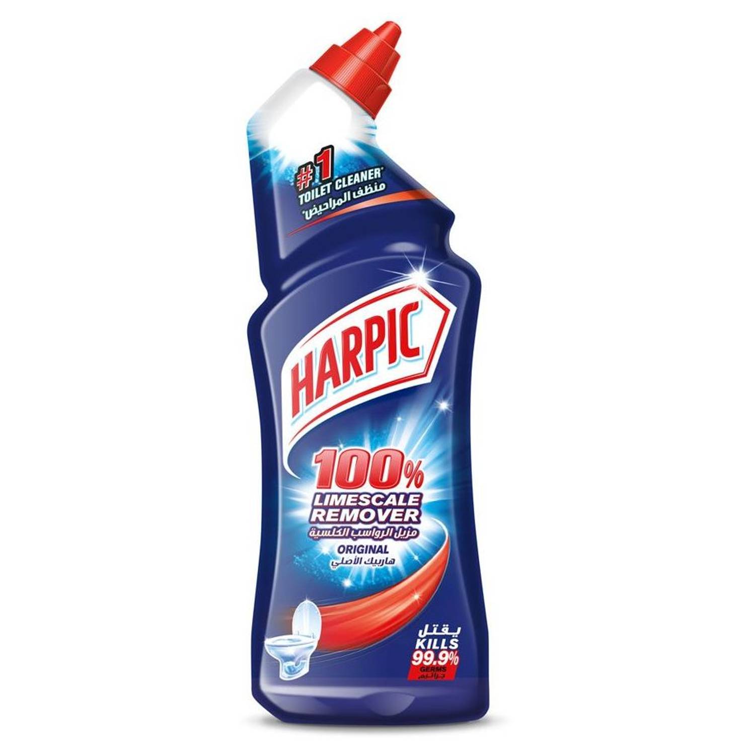 Harpic Toilet Cleaner Liquid Limescale Remover Original750ml Harpic Toilet Cleaner Liquid Limescale Remover Original750ml