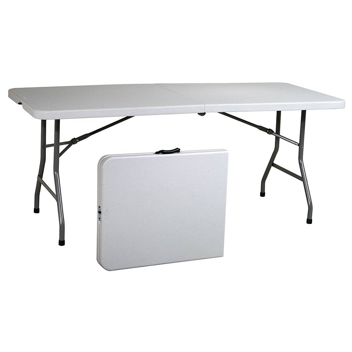 Class CLDNBM09 Centerfold Folding Table 6-Feet White Class CLDNBM09 Centerfold Folding Table 6-Feet White