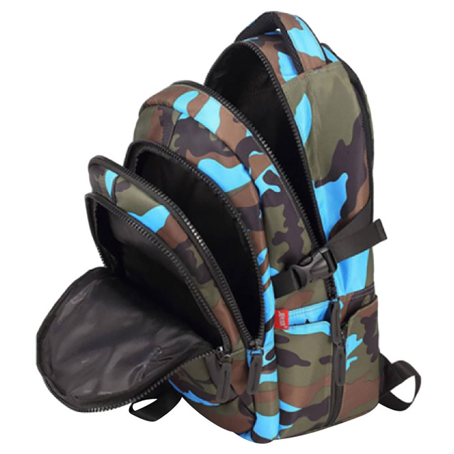 SAMBOX Camouflage XL School Bag Blue SAMBOX Camouflage XL School Bag Blue