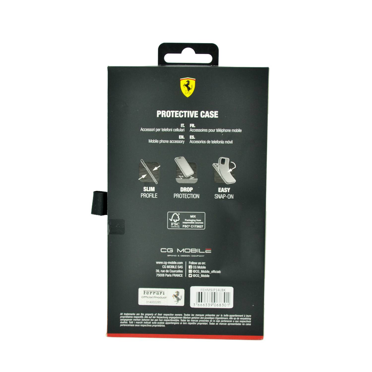 Ferrari Magsafe Silicone Metal Logo Hard Case For Iphone 14 Pro Black Ferrari Magsafe Silicone Metal Logo Hard Case For Iphone 14 Pro Black