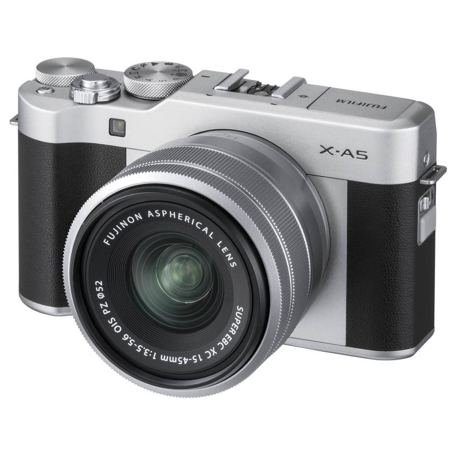 Fujifilm X-A5 Mirrorless Digital Camera Body Silver + XC 15-45mm f/3.5-5.6 OIS Lens Kit Fujifilm X-A5 Mirrorless Digital Camera Body Silver + XC 15-45mm f/3.5-5.6 OIS Lens Kit