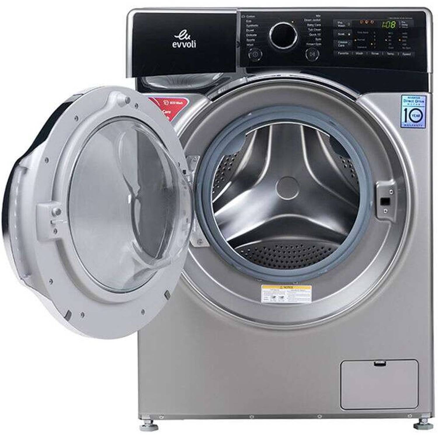 Evvoli Front Load Washing Machine 7 kg EVWM-FDDH-712S Evvoli Front Load Washing Machine 7 kg EVWM-FDDH-712S