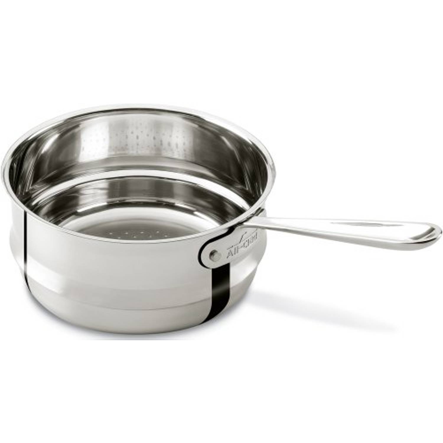 All-Clad 4703-St Stainless Steel Dishwasher Safe Universal Steamer Insert Cookware, 3-Quart, Silver - All-Clad 4703-St Stainless Steel Dishwasher Safe Universal Steamer Insert Cookware, 3-Quart, Silver -