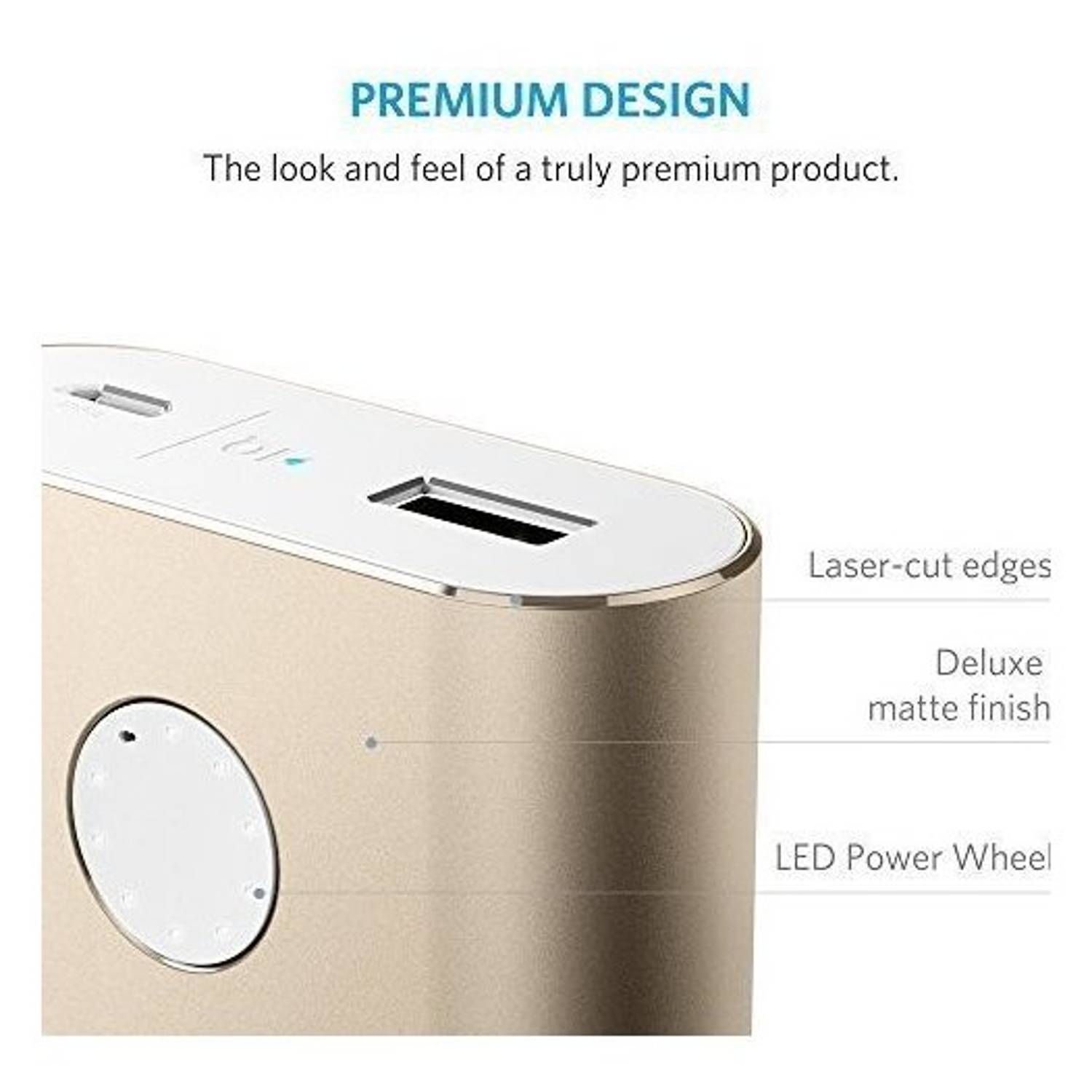 أنكير شاحن متنقل ذهبي أنكير شاحن متنقل ذهبي