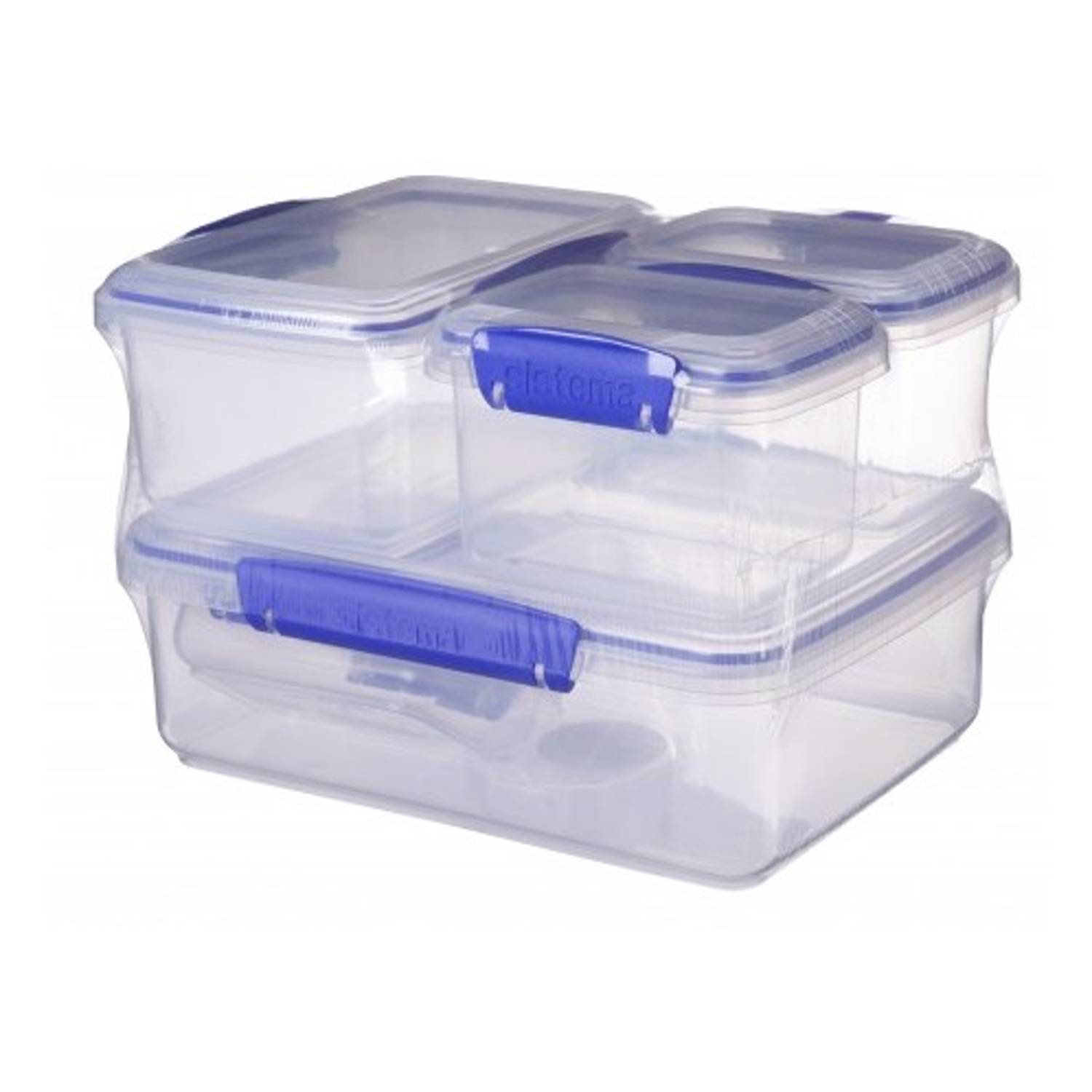 Sistema Klip It Rectangular Assorted 6 Pack Pastels - Colors May Vary Sistema Klip It Rectangular Assorted 6 Pack Pastels - Colors May Vary