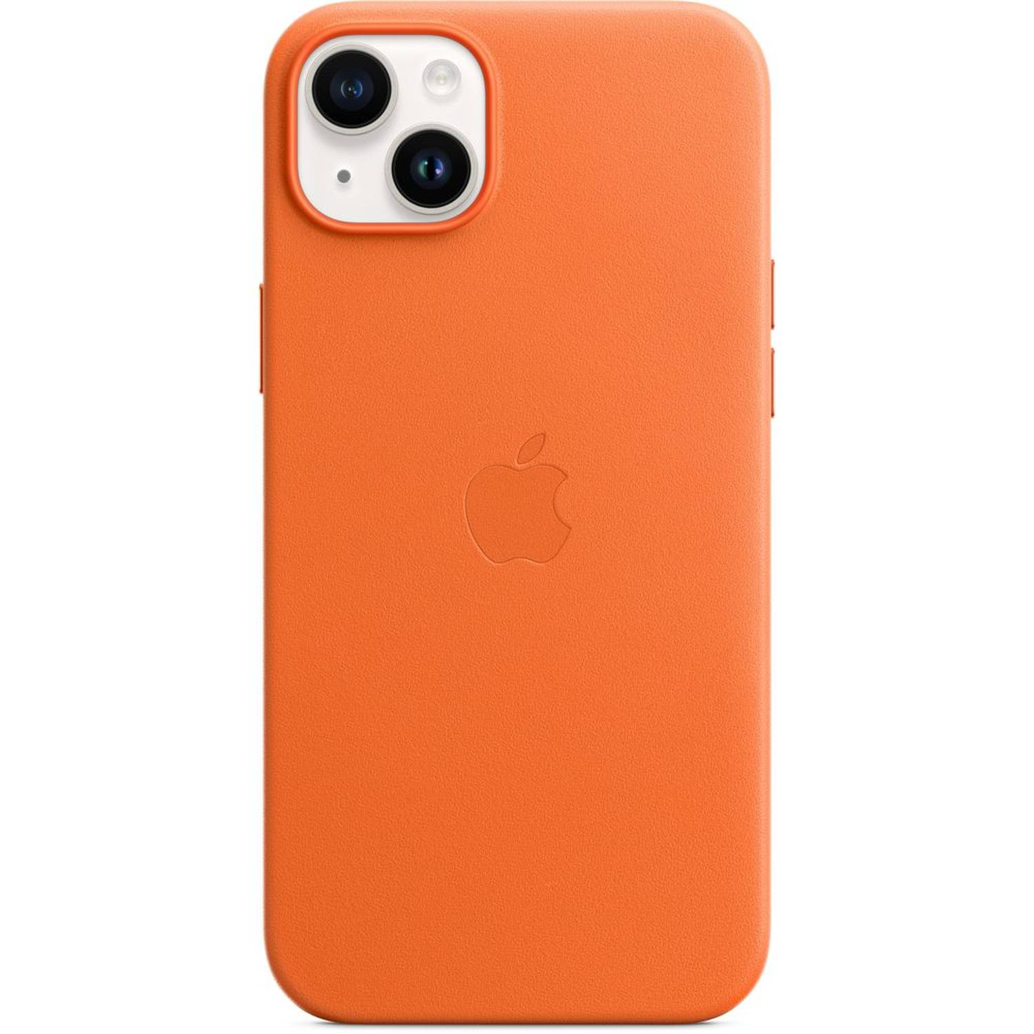 Apple iPhone 14 Plus Leather Case Orange with MagSafe Apple iPhone 14 Plus Leather Case Orange with MagSafe