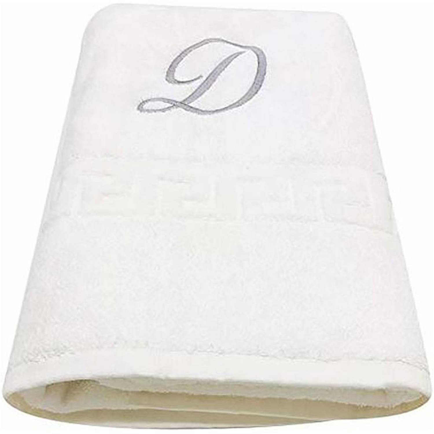 Personalized For You Cotton White D Embroidery Bath Towel 70*140 cm Personalized For You Cotton White D Embroidery Bath Towel 70*140 cm