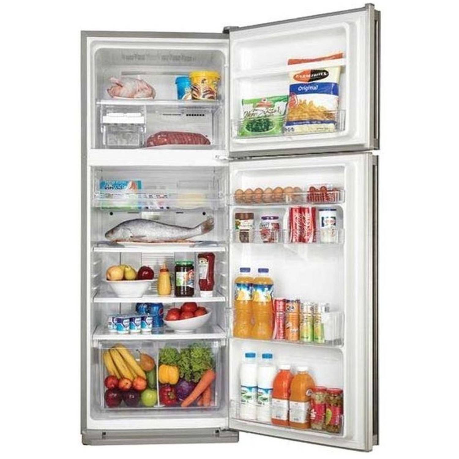 Sharp Double Door Refrigerator 425 Litres SJ48CSL Sharp Double Door Refrigerator 425 Litres SJ48CSL