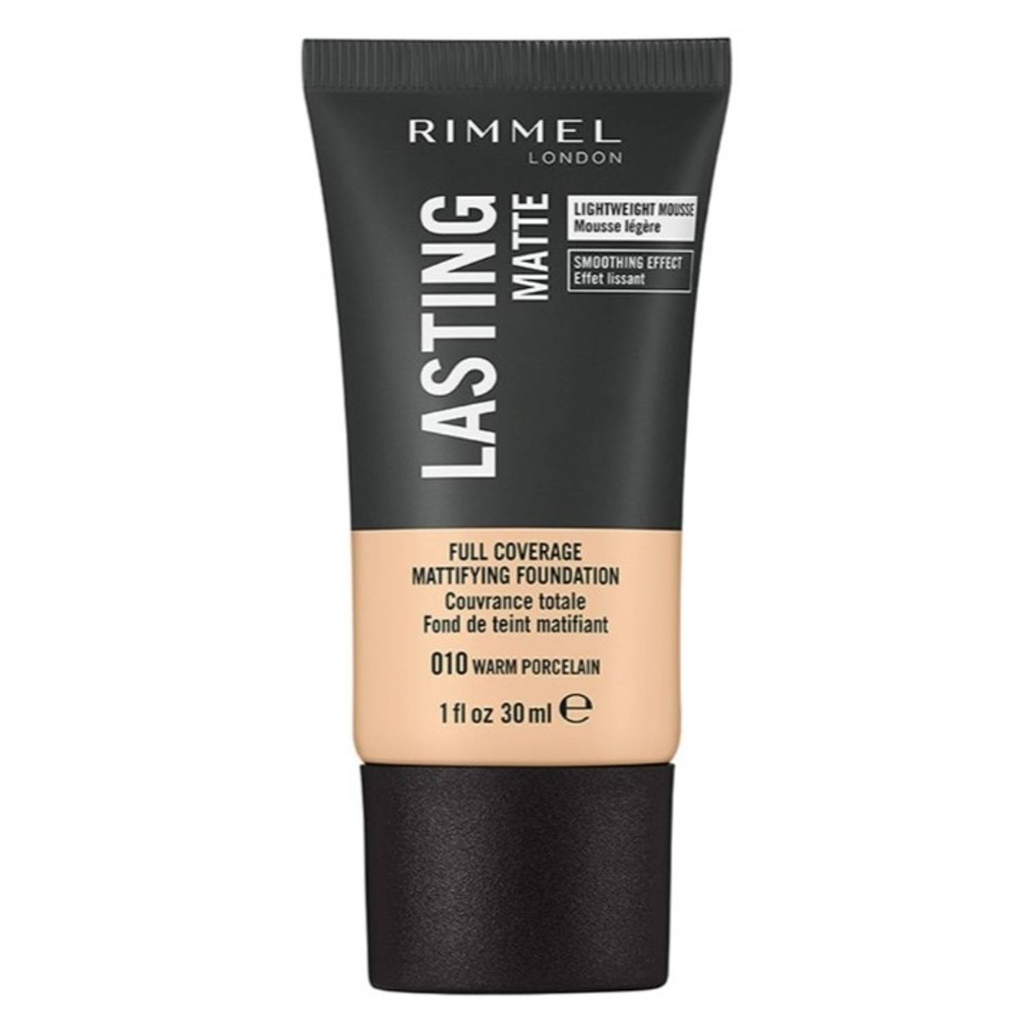 Rimmel London Lasting Matte Foundation 010 Warm Porcelain Rimmel London Lasting Matte Foundation 010 Warm Porcelain