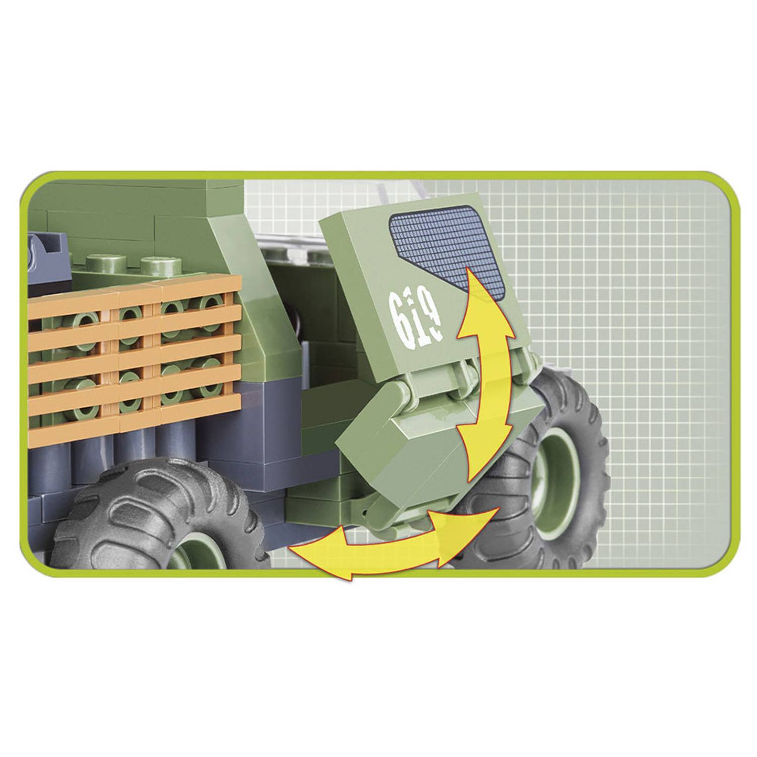 Cobi 150pcs Small Army 4WD Armored Truck Cobi 150pcs Small Army 4WD Armored Truck