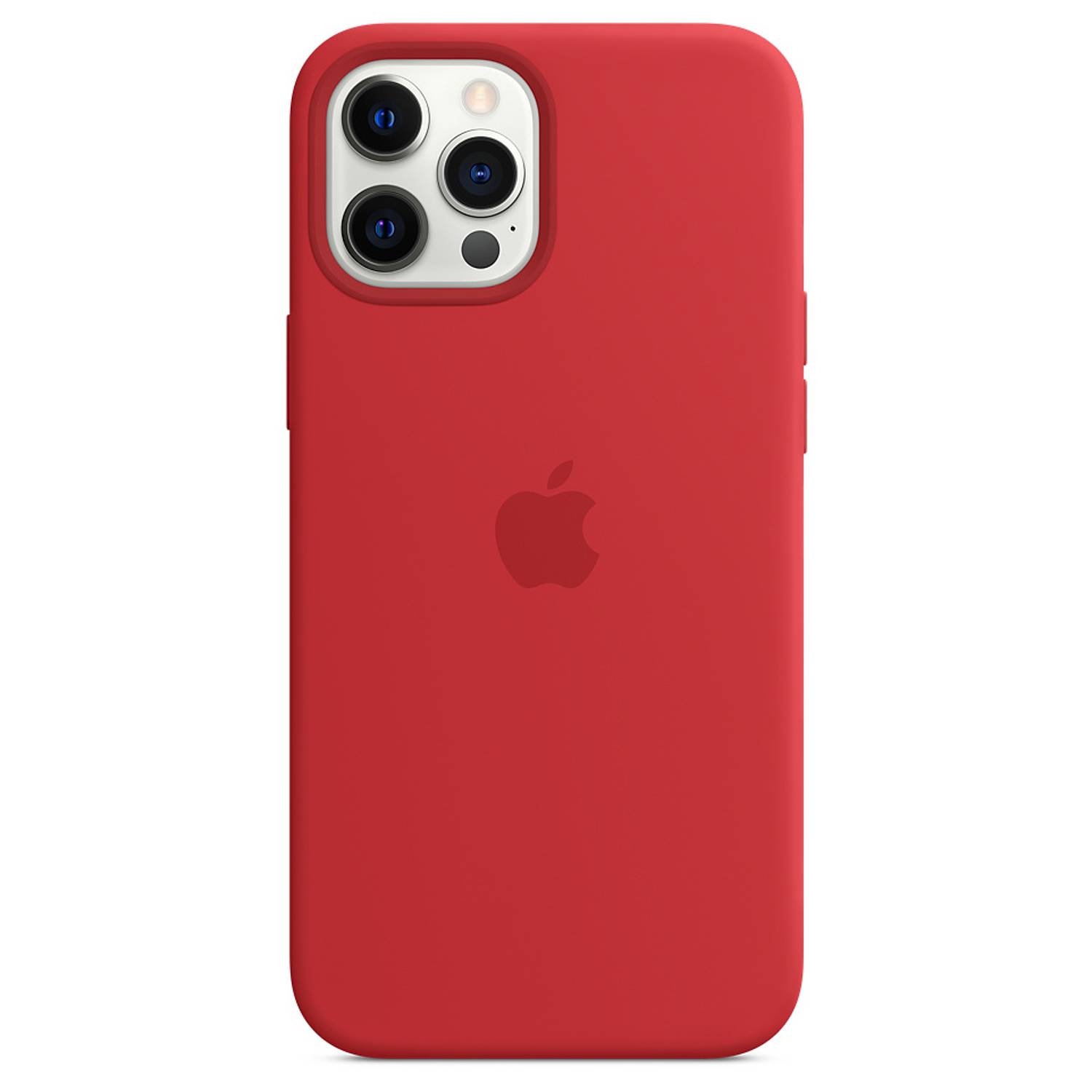 Apple iPhone 12 Pro Max Silicone Case with MagSafe - (PRODUCT)RED Apple iPhone 12 Pro Max Silicone Case with MagSafe - (PRODUCT)RED