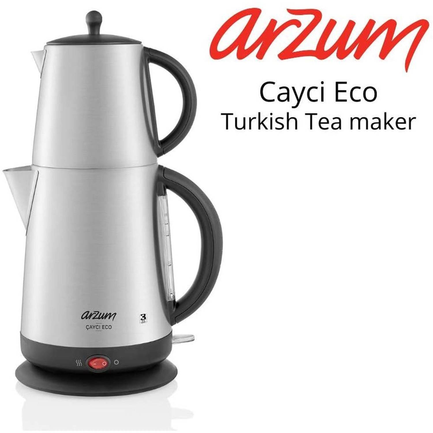 Arzum Turkish Tea Maker AR3072 Arzum Turkish Tea Maker AR3072
