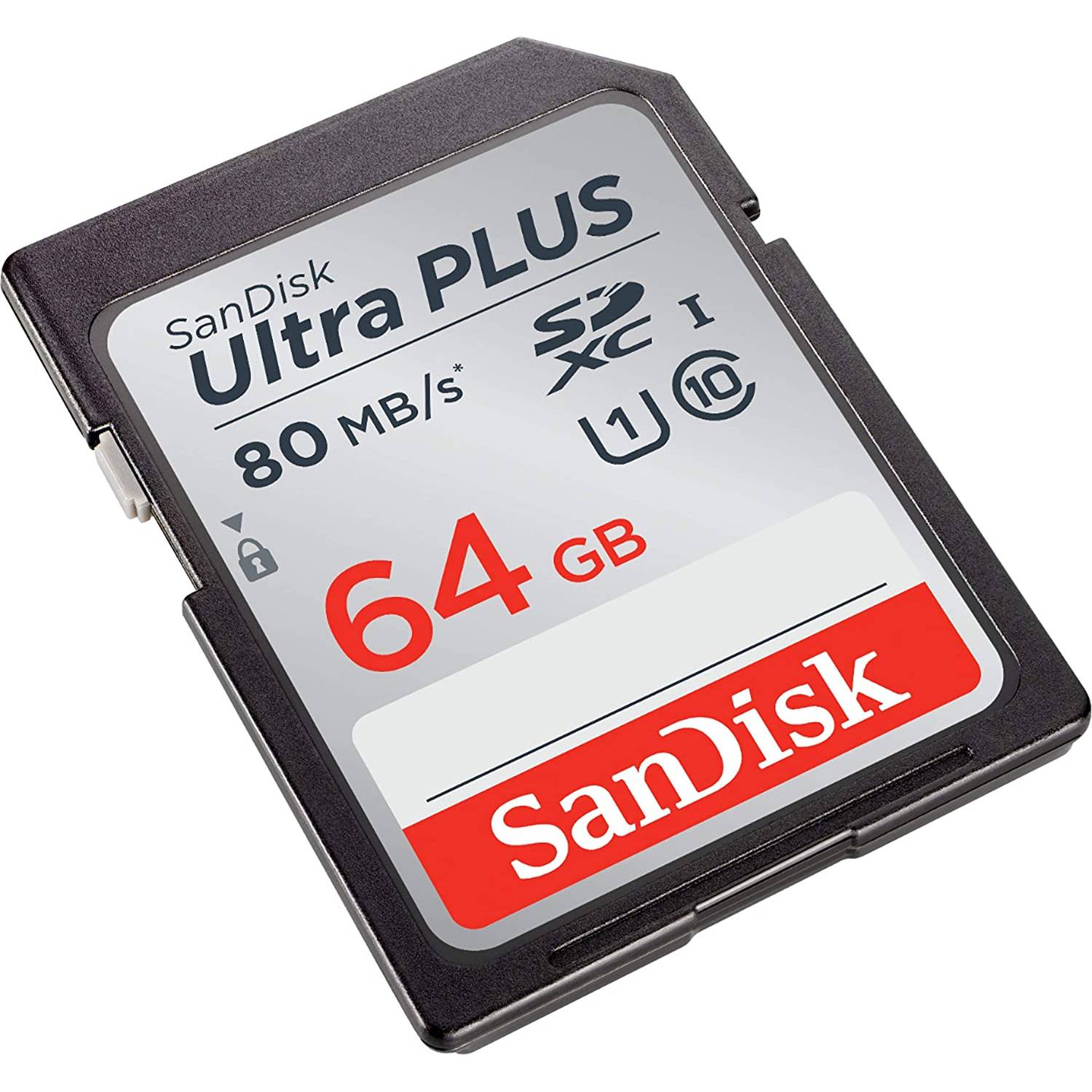 Sandisk Ultra Plus 64GB Micro SDHC UHS-i Memory Card With Adapter 80MB/s Speed Class 10 U1 Sandisk Ultra Plus 64GB Micro SDHC UHS-i Memory Card With Adapter 80MB/s Speed Class 10 U1