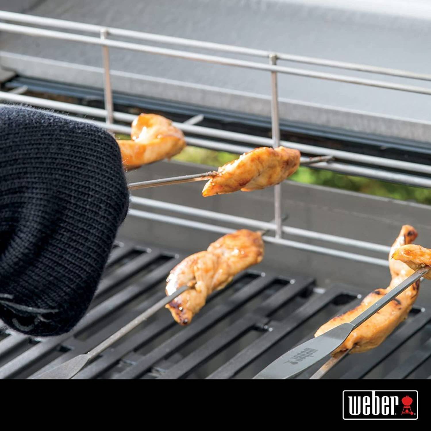 Weber Elevations Tiered Grilling System Silver Weber Elevations Tiered Grilling System Silver