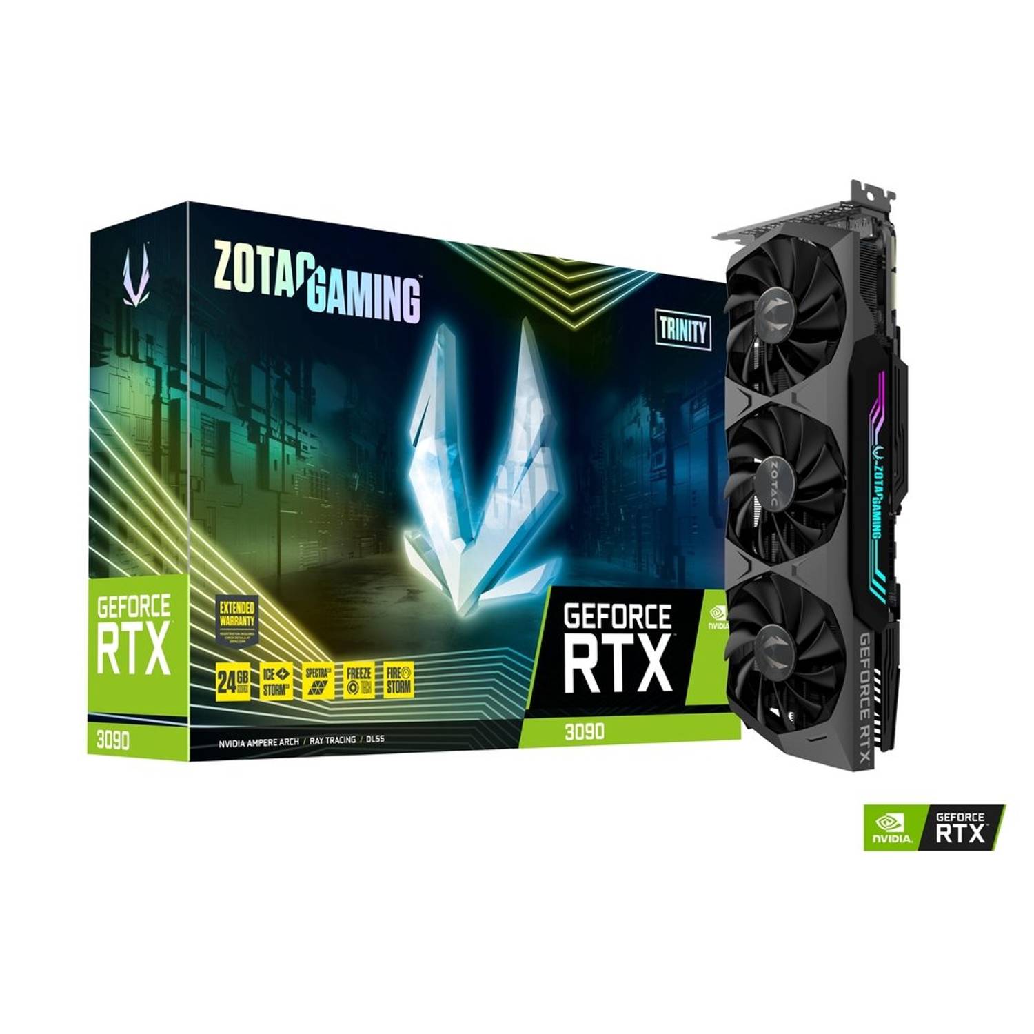 Zotac Gaming GeForce RTX 3090 Trinity Graphics Card 24GB GDDR6X Zotac Gaming GeForce RTX 3090 Trinity Graphics Card 24GB GDDR6X